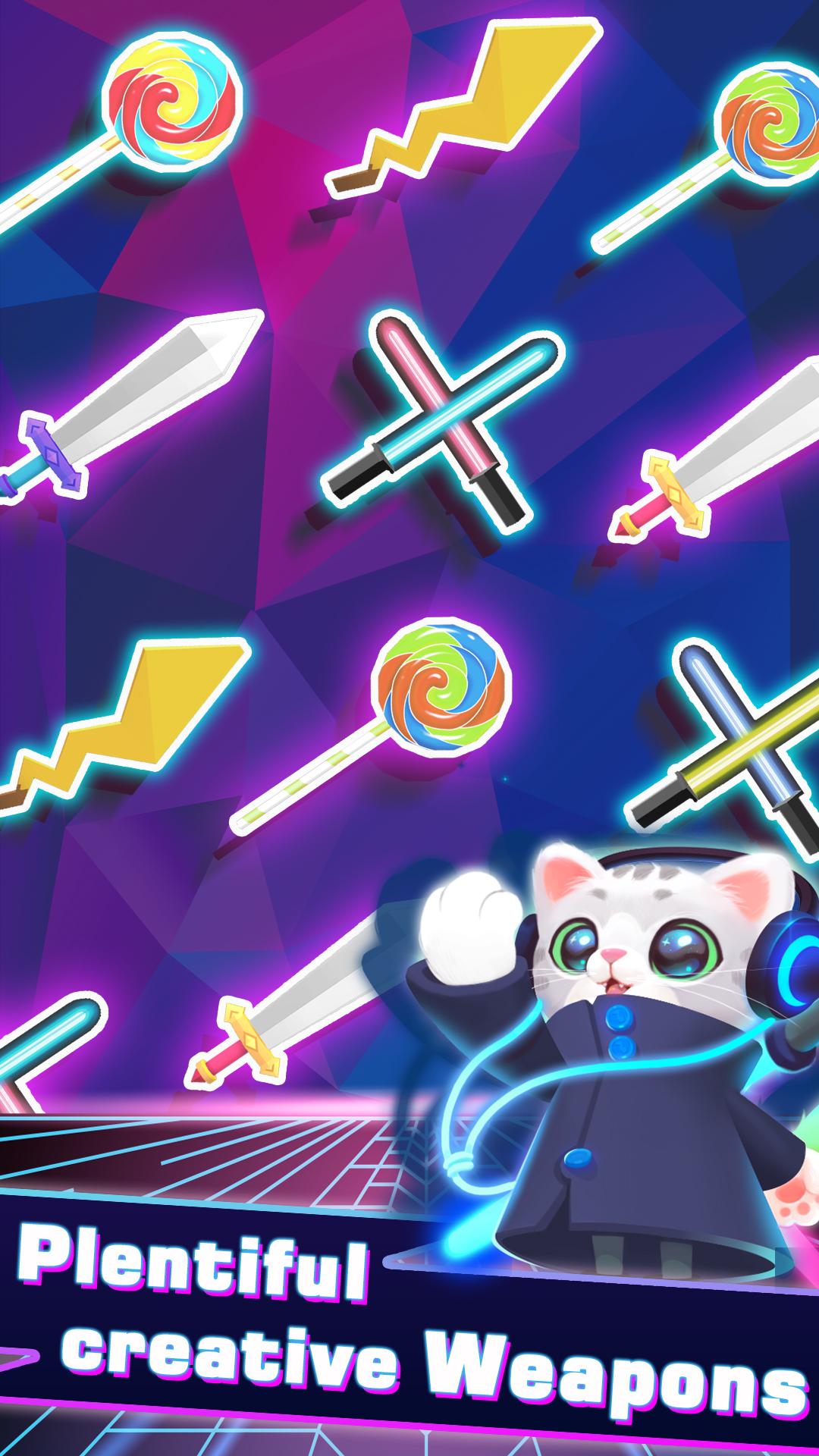 اسکرین شات 5 بازی Sonic Cat - Slash the Beats
