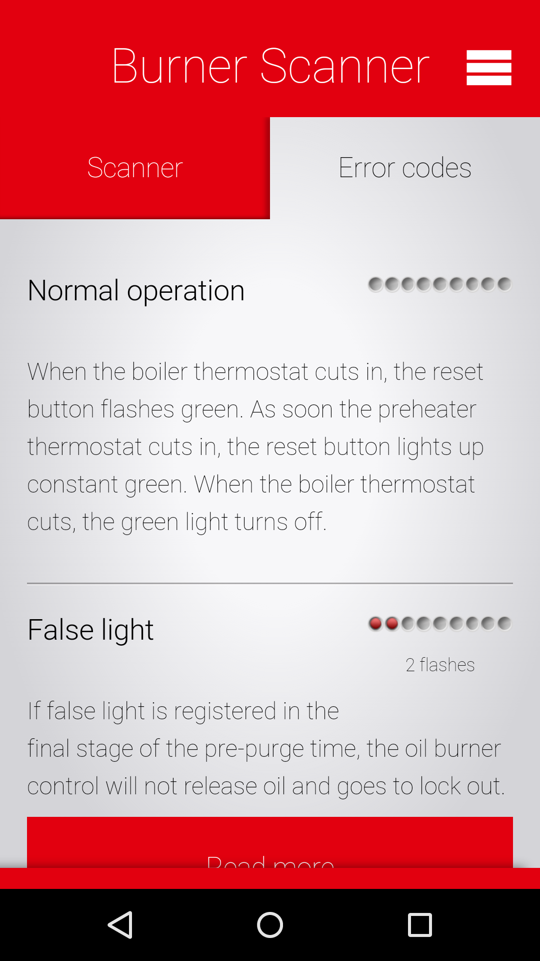 اسکرین شات 2 برنامه Burner Scanner