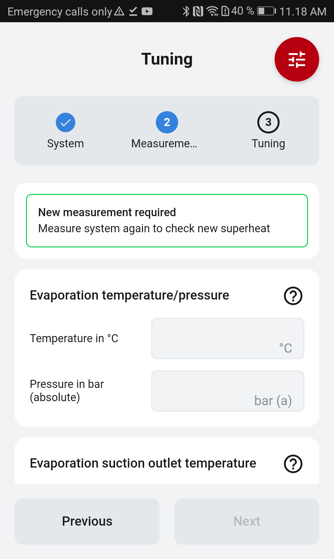 اسکرین شات 4 برنامه TXV Superheat Tuner