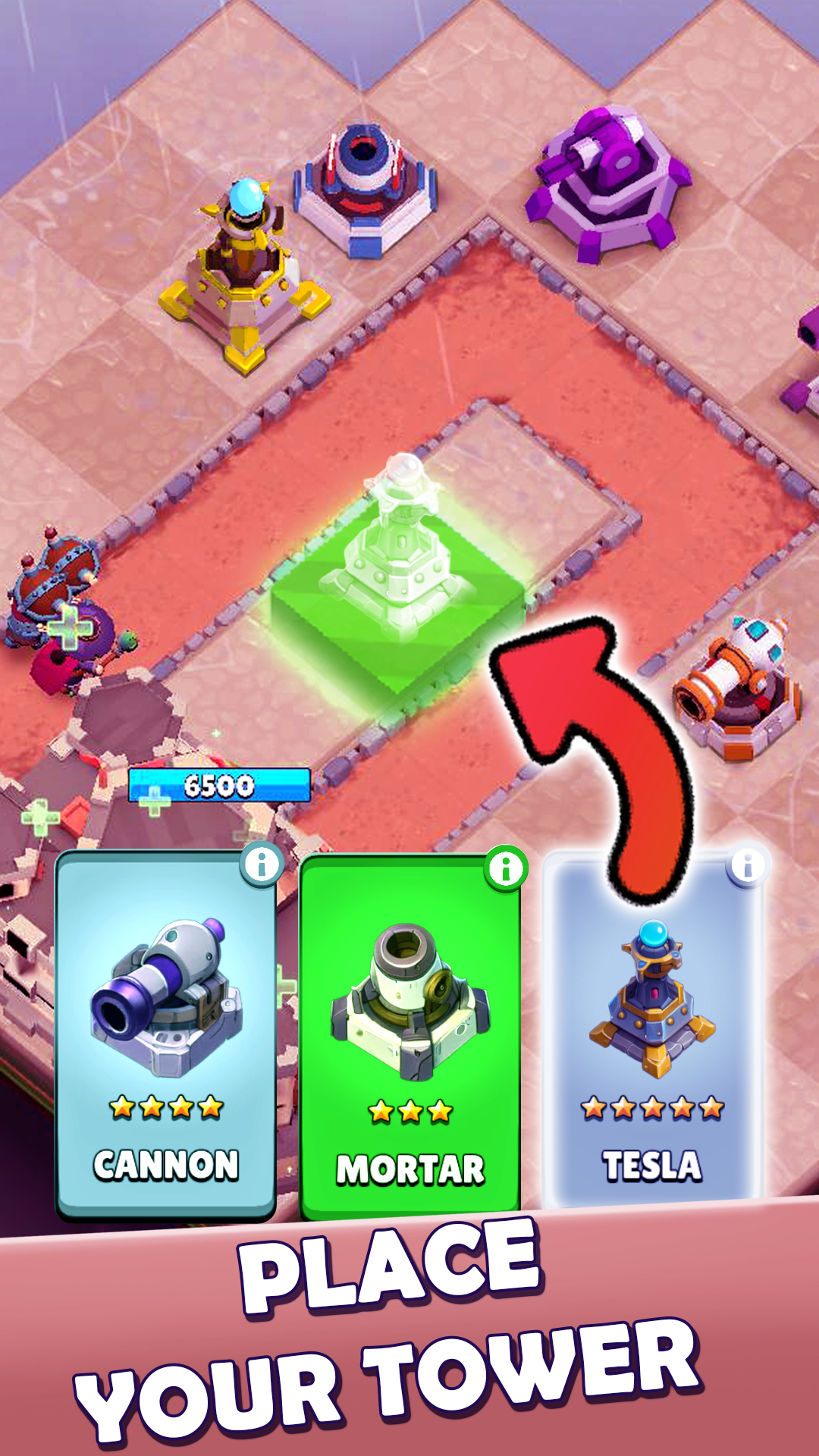 اسکرین شات 3 بازی Fantasy Tower: Castle Defense