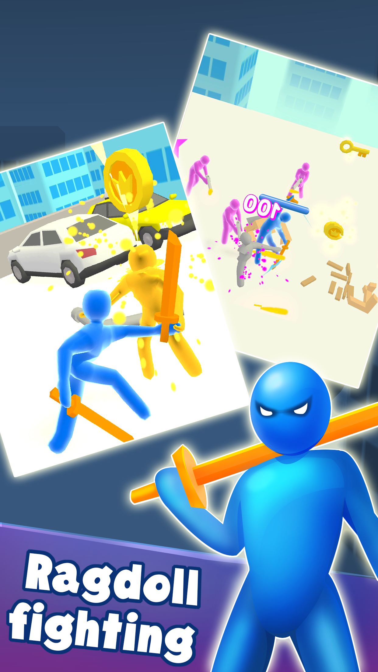 اسکرین شات 1 بازی Jelly Fighter: Stickman fight