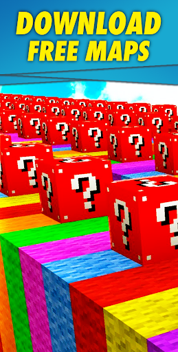 اسکرین شات 2 برنامه Lucky Block Race Map