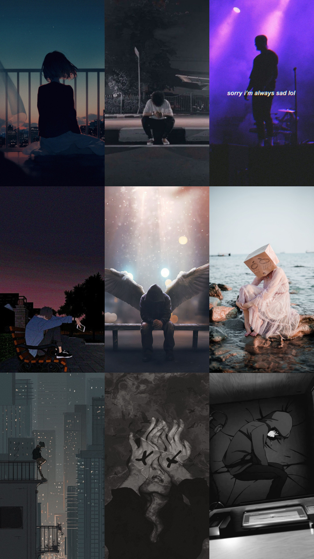 اسکرین شات 6 برنامه Dark Person Wallpaper