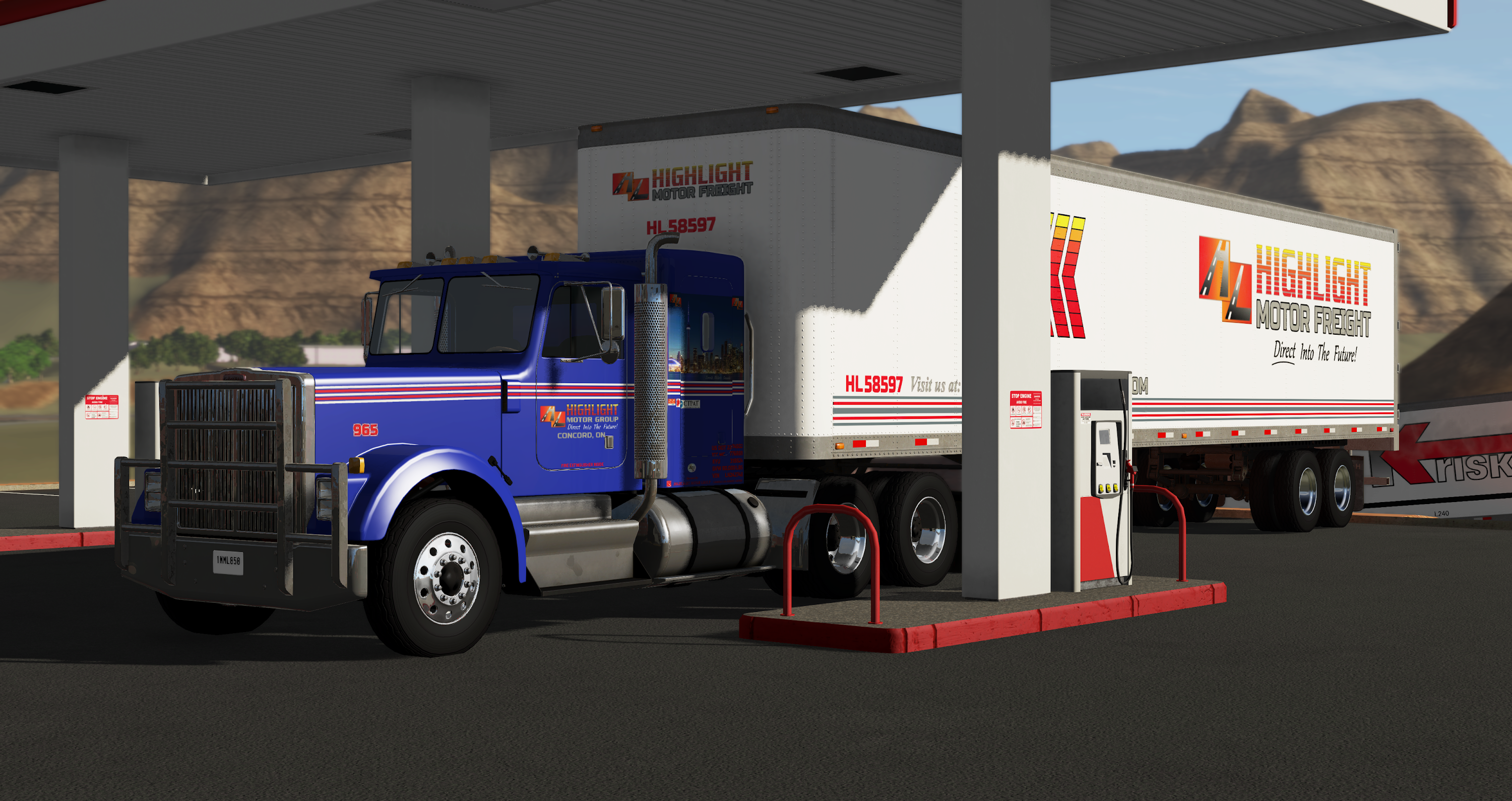 اسکرین شات 2 بازی Highway truck Driving Games 3D