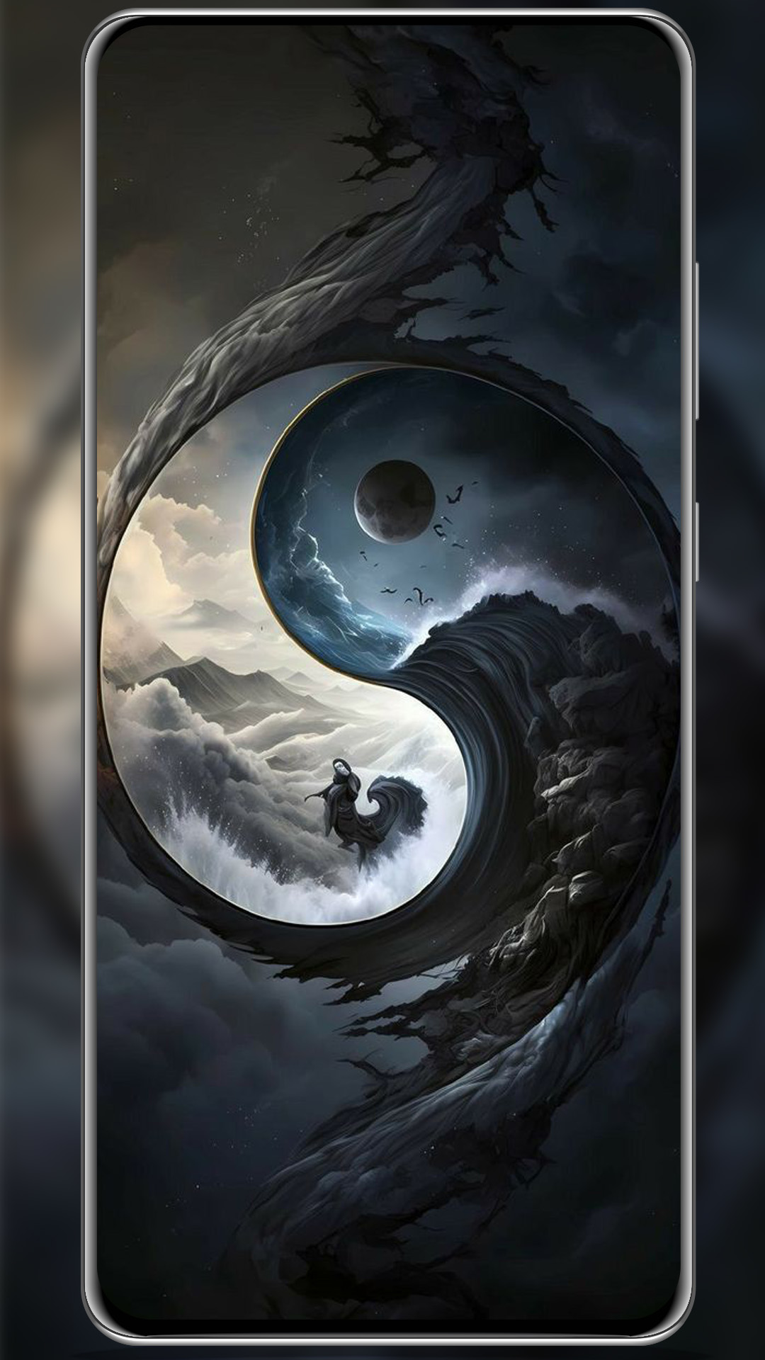 اسکرین شات 2 برنامه Dark Wallpaper