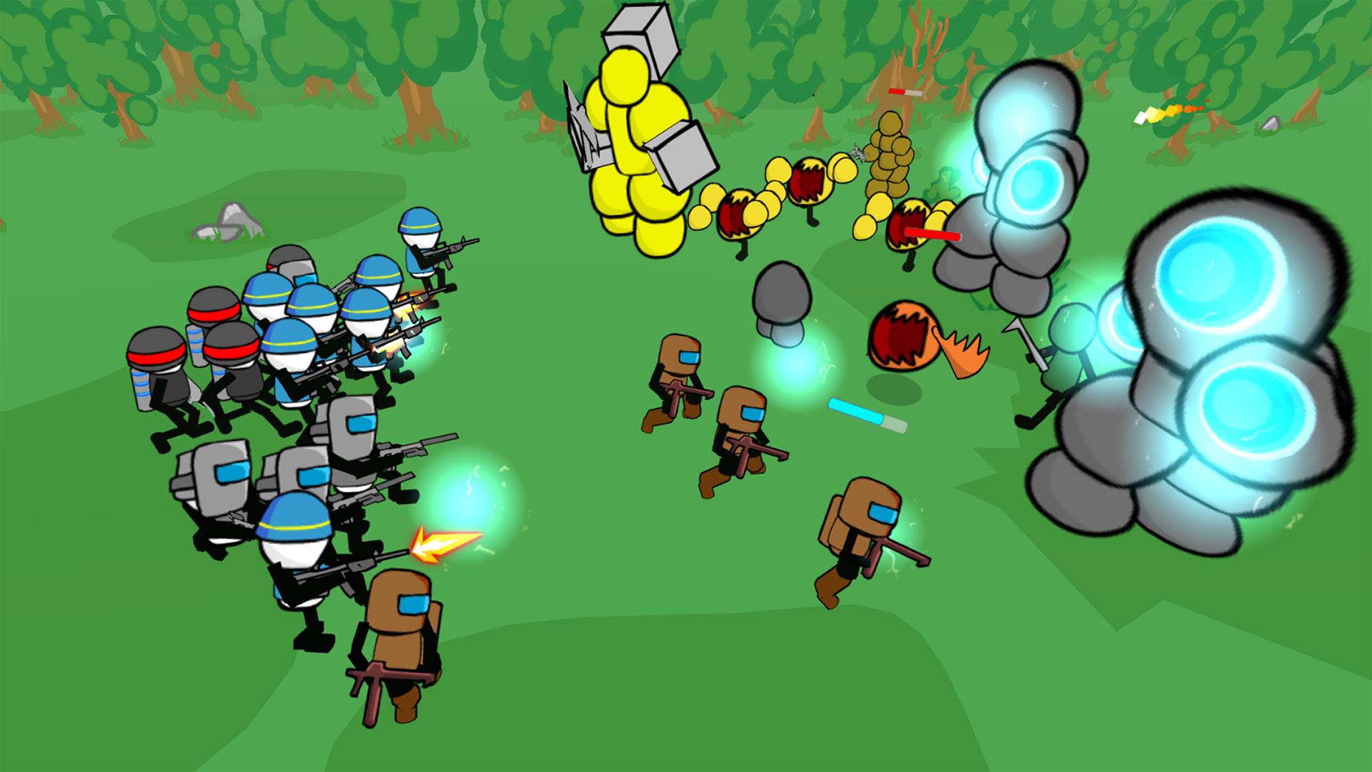 اسکرین شات 4 بازی Stickman Gun Battle Simulator
