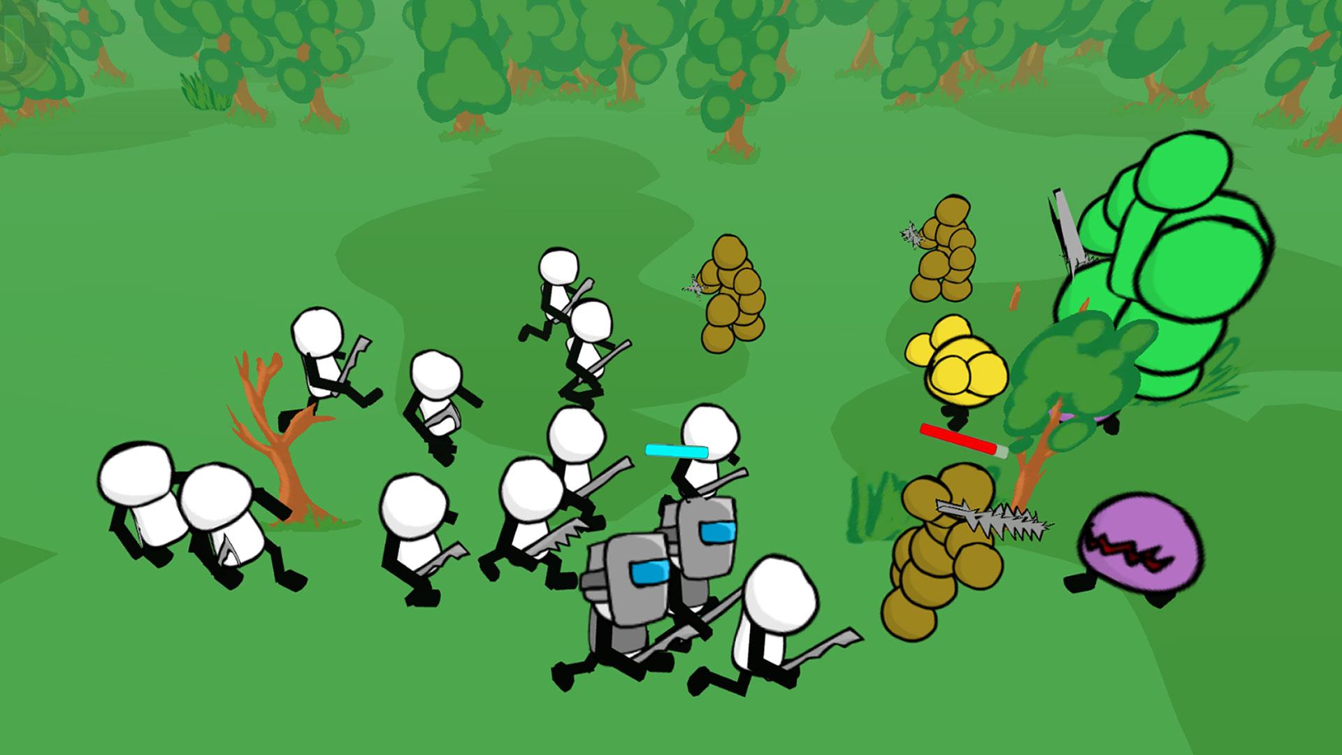 اسکرین شات 1 بازی Stickman Gun Battle Simulator