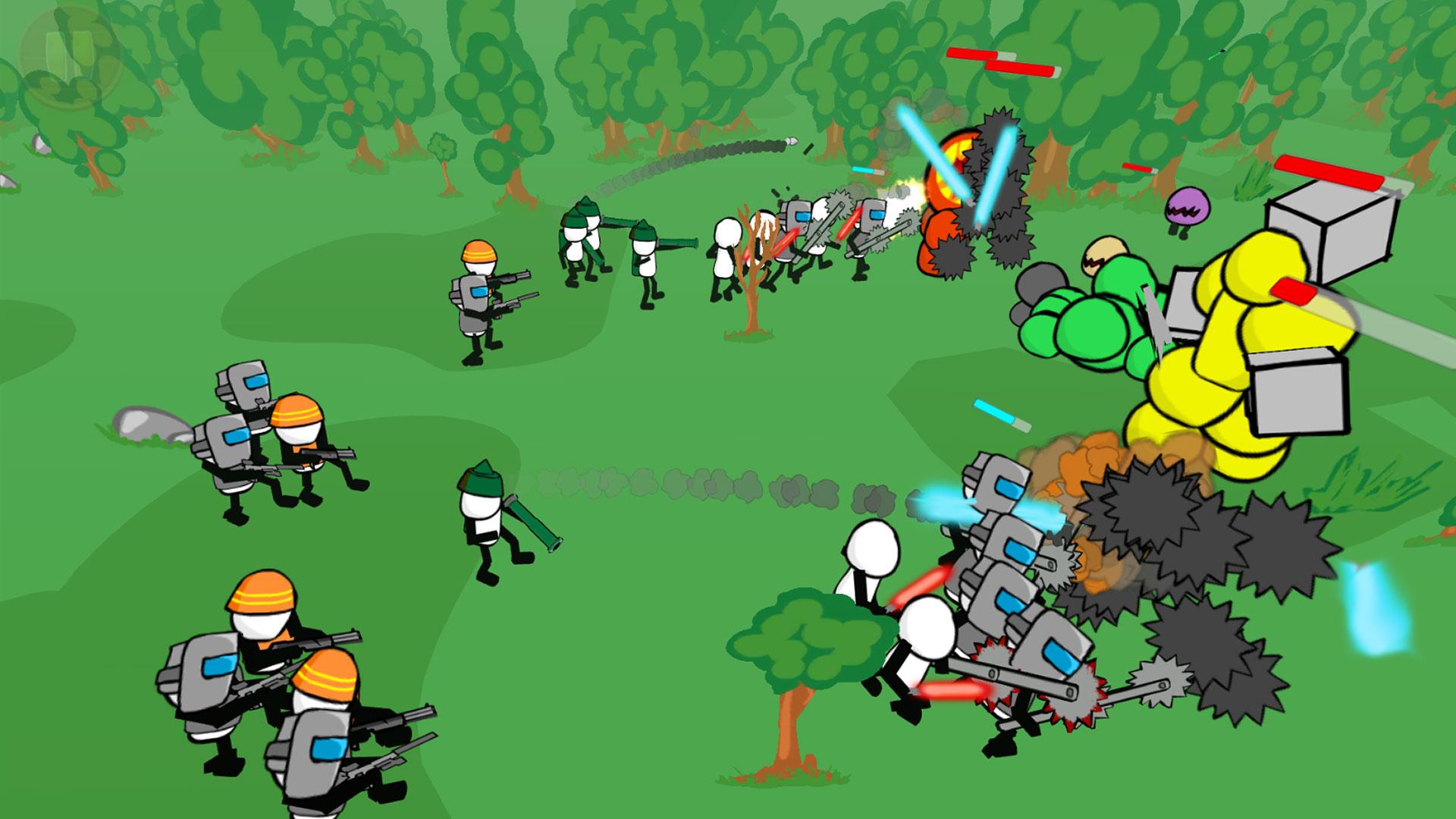اسکرین شات 5 بازی Stickman Gun Battle Simulator