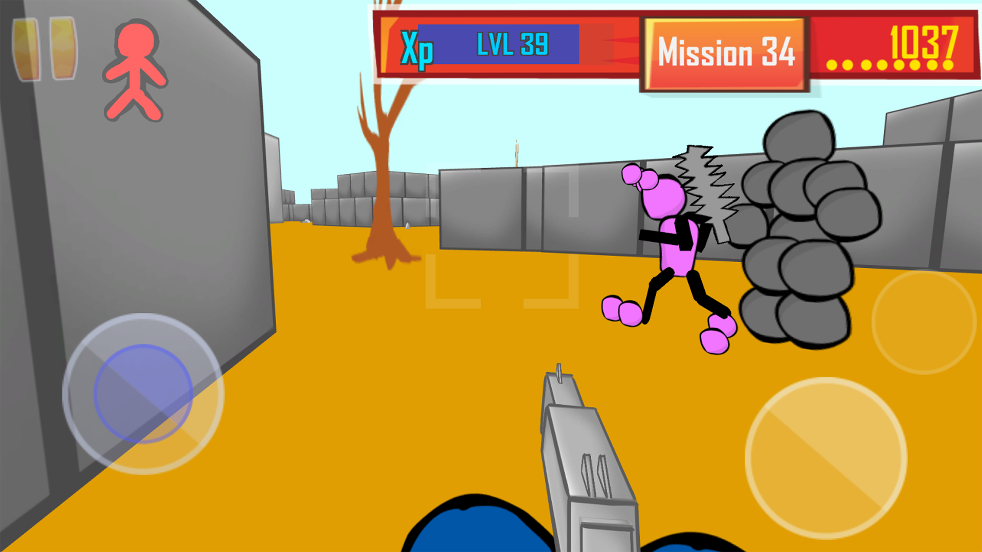 اسکرین شات 5 بازی Stickman Gun: FPS Shooter