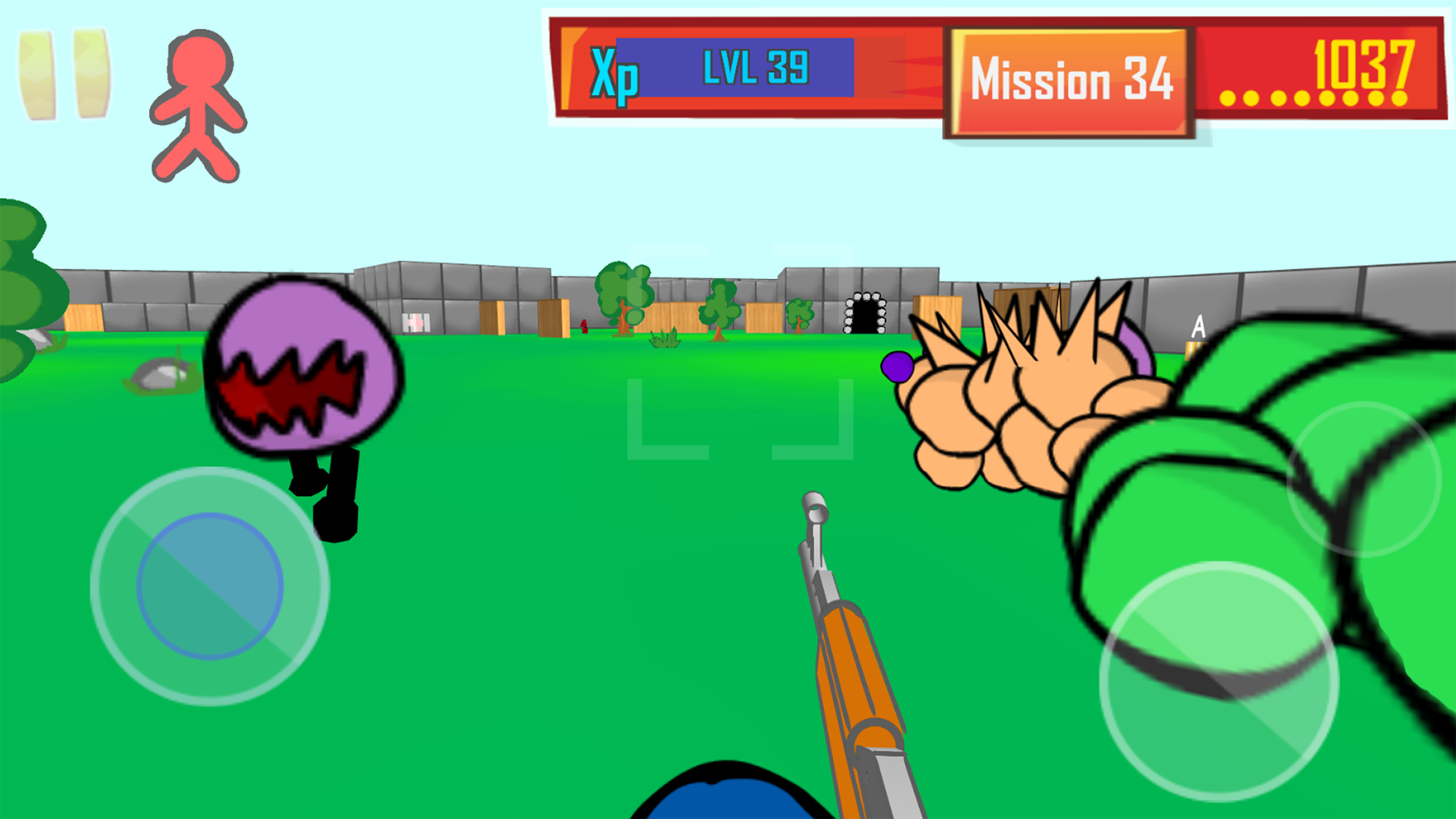 اسکرین شات 3 بازی Stickman Gun: FPS Shooter