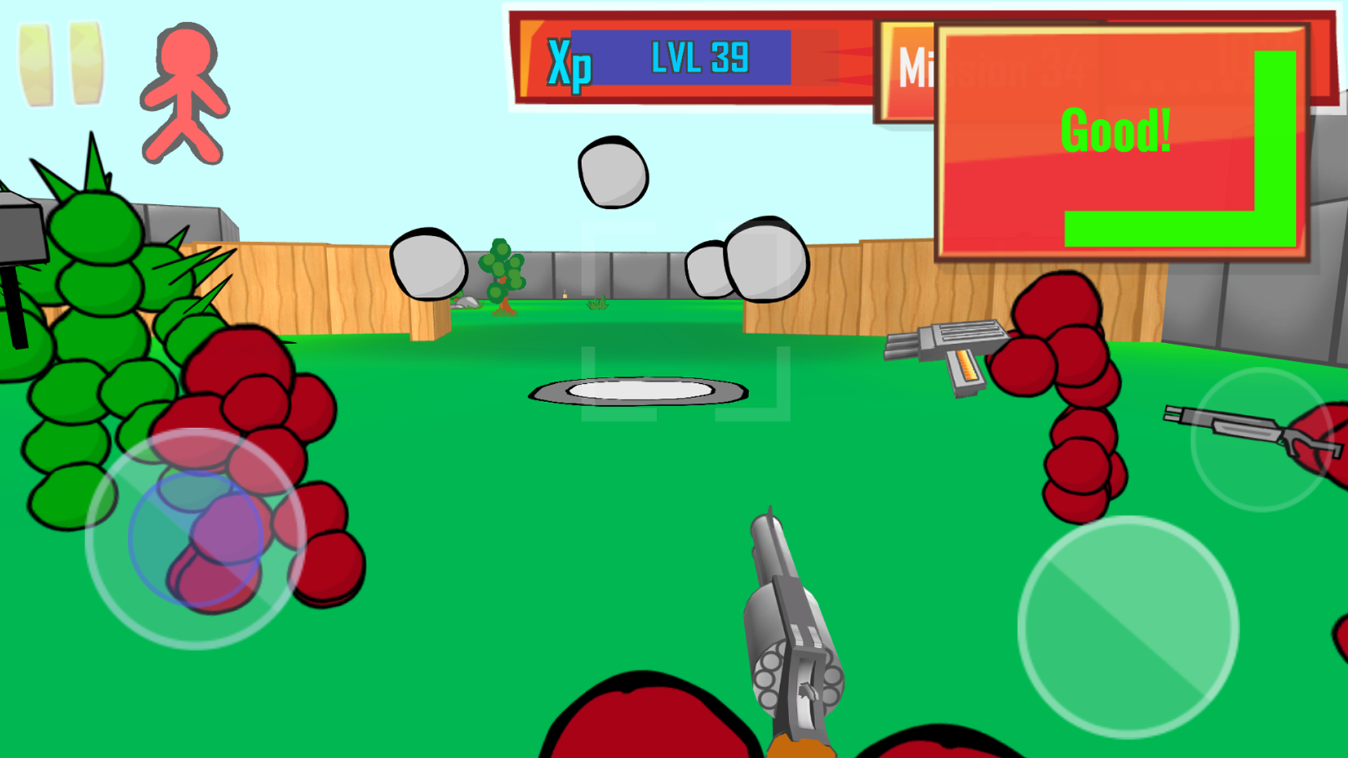 اسکرین شات 2 بازی Stickman Gun: FPS Shooter