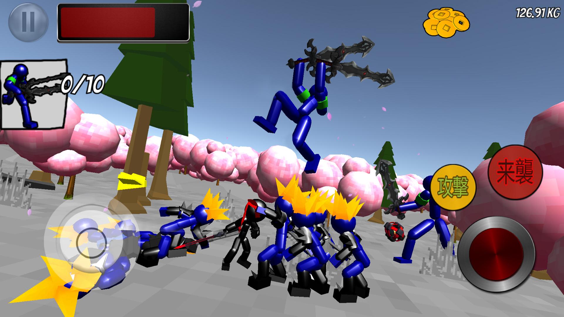 اسکرین شات 4 بازی Stickman Ninja Fighting