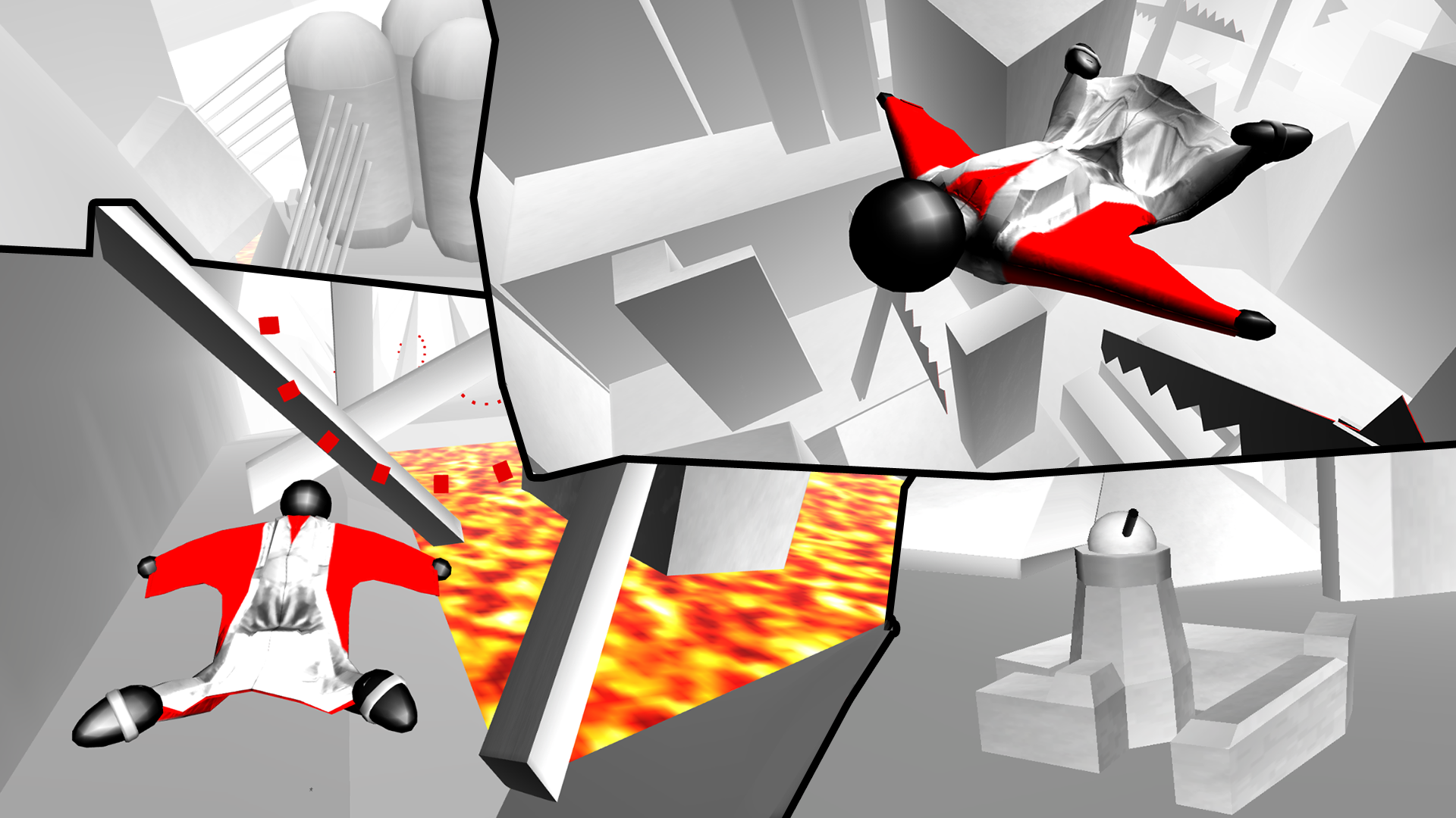 اسکرین شات 1 بازی Stickman 3D Wingsuit