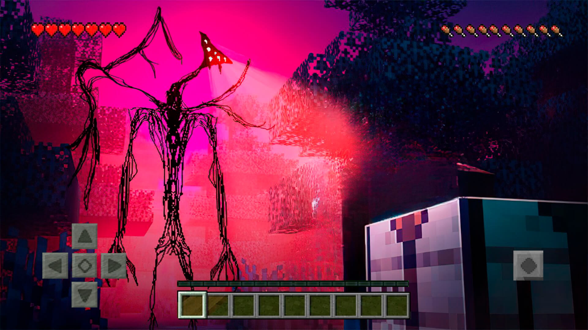 اسکرین شات 4 برنامه Horror Herobrine Mod Minecraft