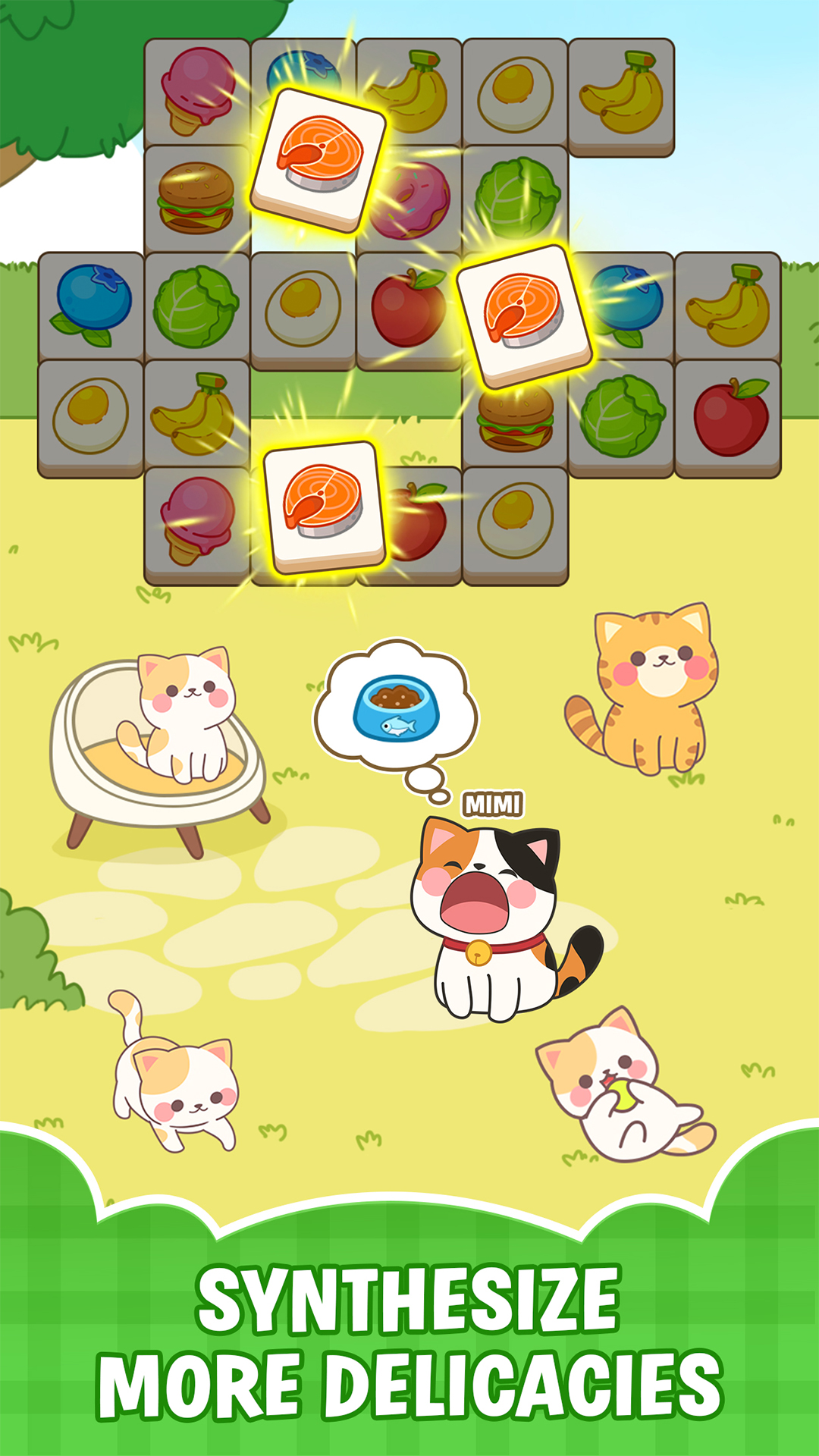 اسکرین شات 5 بازی Cat Time : Cute Cat 3 Tiles