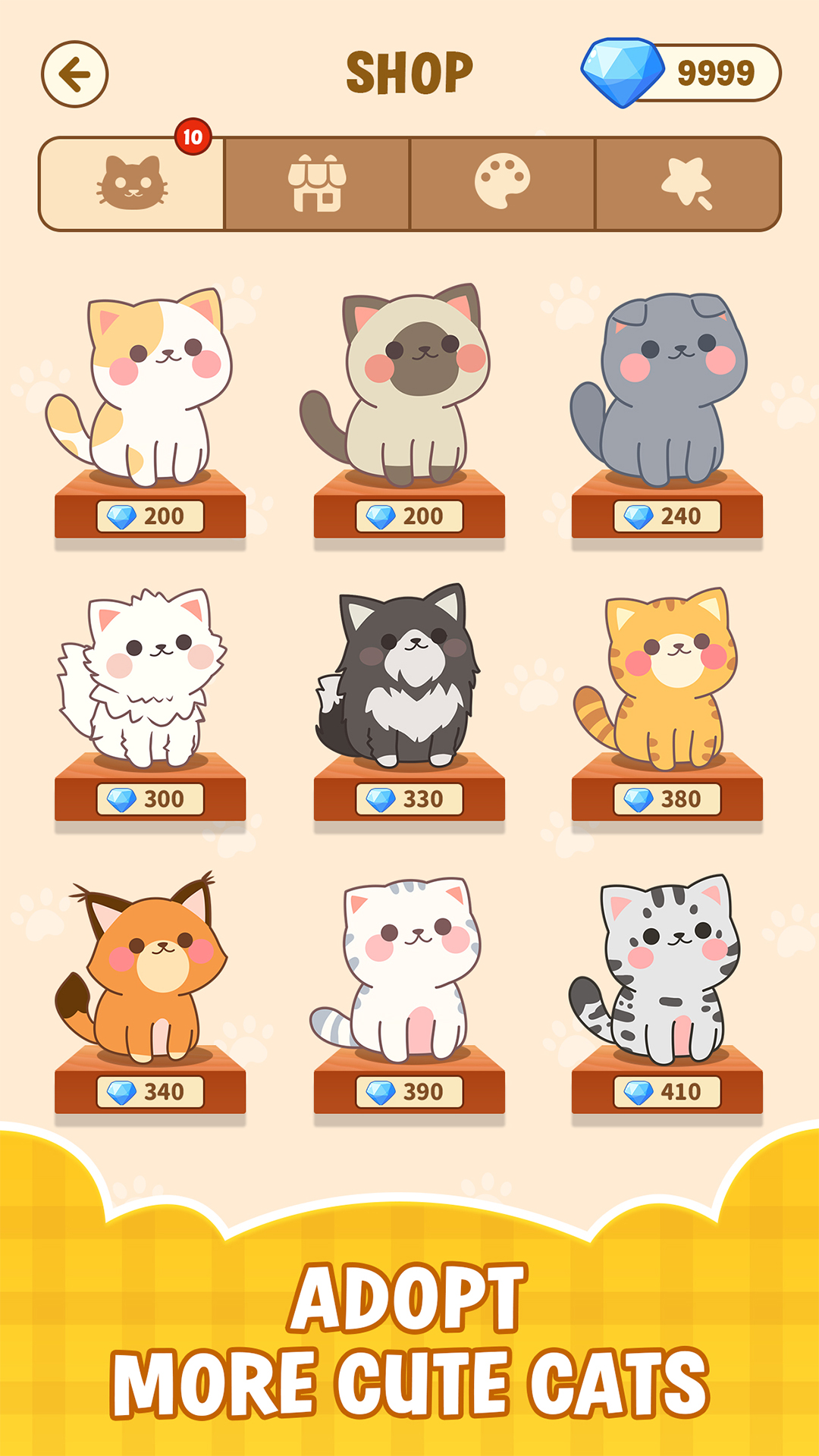 اسکرین شات 4 بازی Cat Time : Cute Cat 3 Tiles