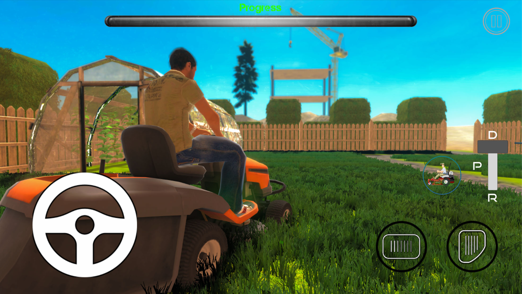 اسکرین شات 4 بازی Lawn Mower Simulator 2024