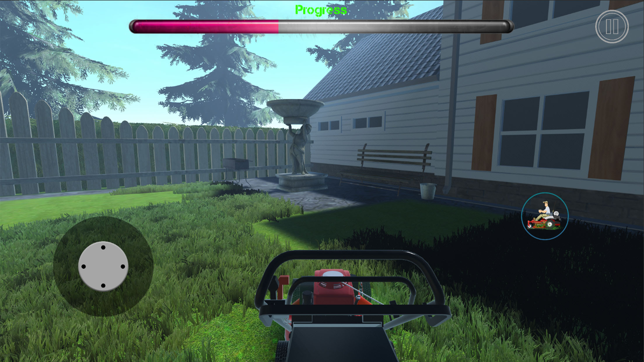 اسکرین شات 3 بازی Lawn Mower Simulator 2024