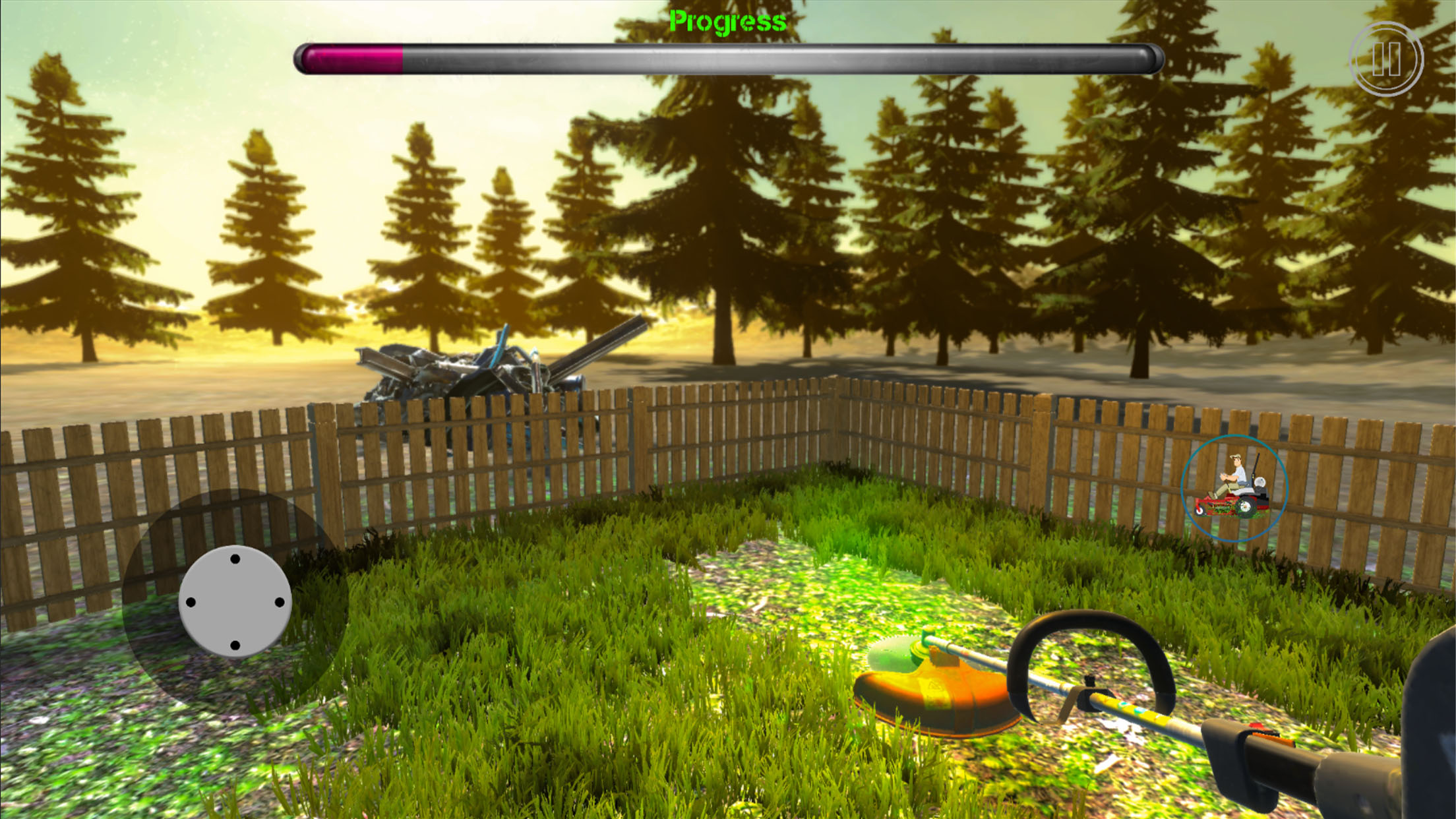 اسکرین شات 2 بازی Lawn Mower Simulator 2024