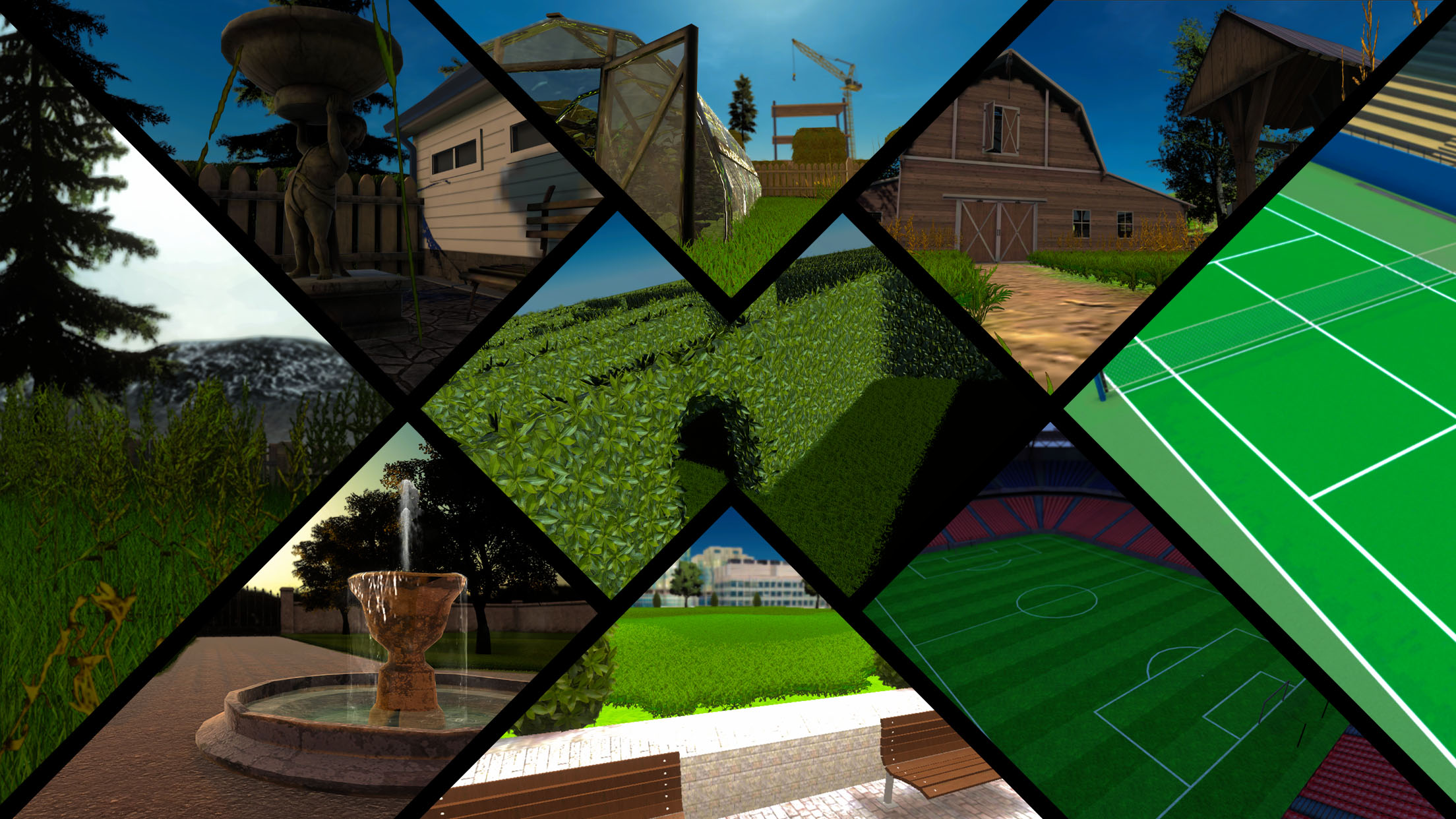 اسکرین شات 7 بازی Lawn Mower Simulator 2024
