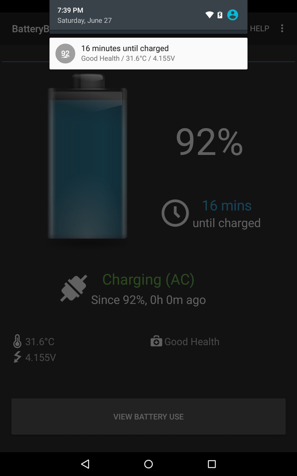 اسکرین شات 6 برنامه BatteryBot Battery Indicator