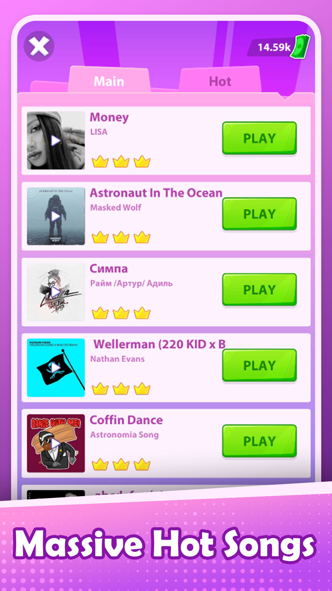 اسکرین شات 1 بازی Money Run: Music Race 3D