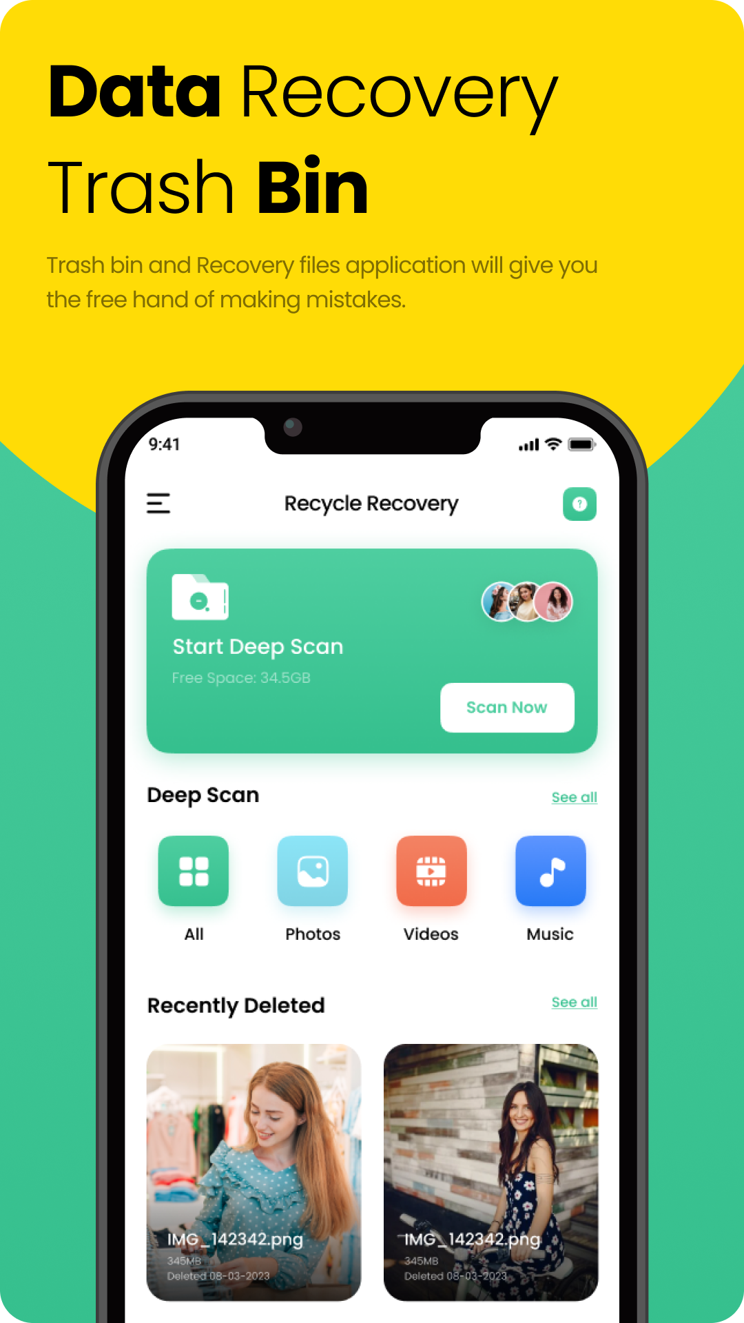 اسکرین شات 1 برنامه Photo Recover & Data Recovery