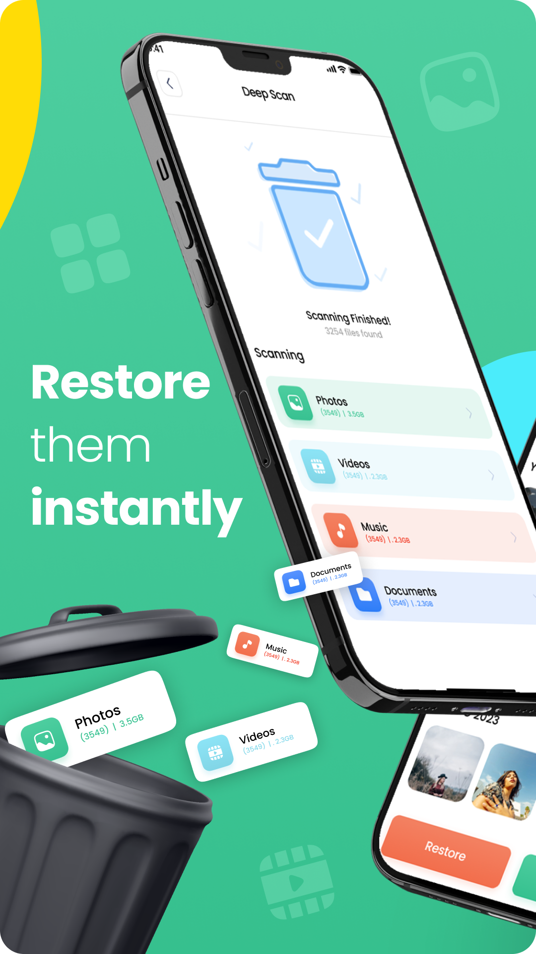 اسکرین شات 2 برنامه Photo Recover & Data Recovery