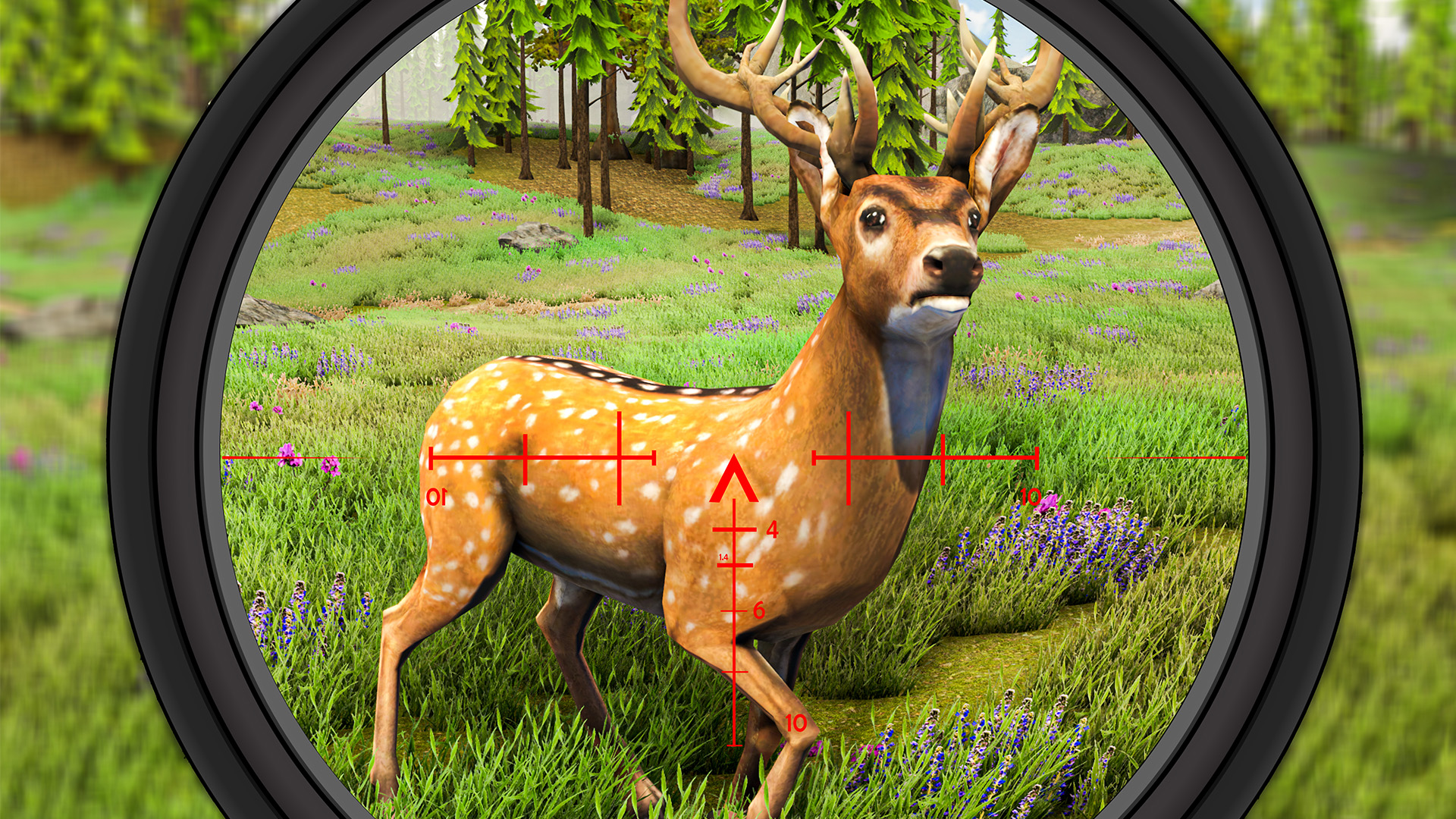 اسکرین شات 2 برنامه Hunting Buck: Deer simulator