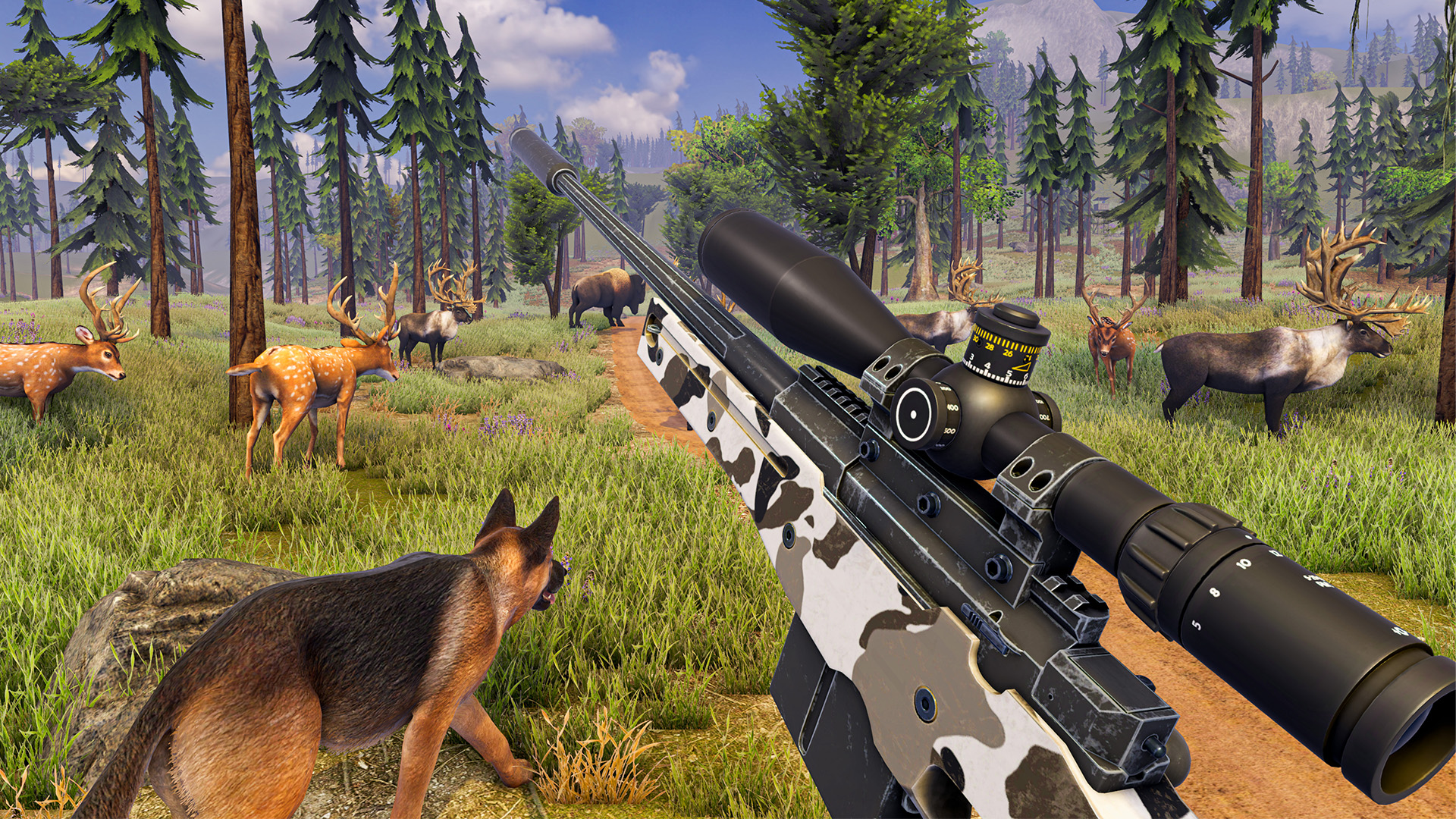 اسکرین شات 1 برنامه Hunting Buck: Deer simulator