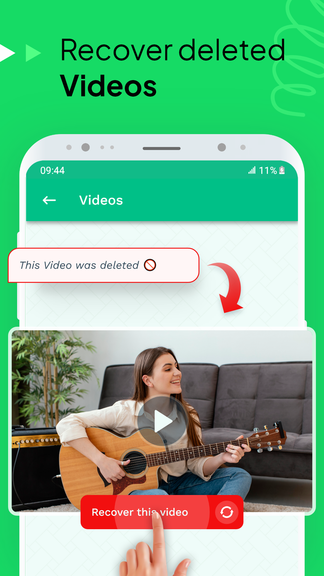 اسکرین شات 3 برنامه Recover Deleted Messages