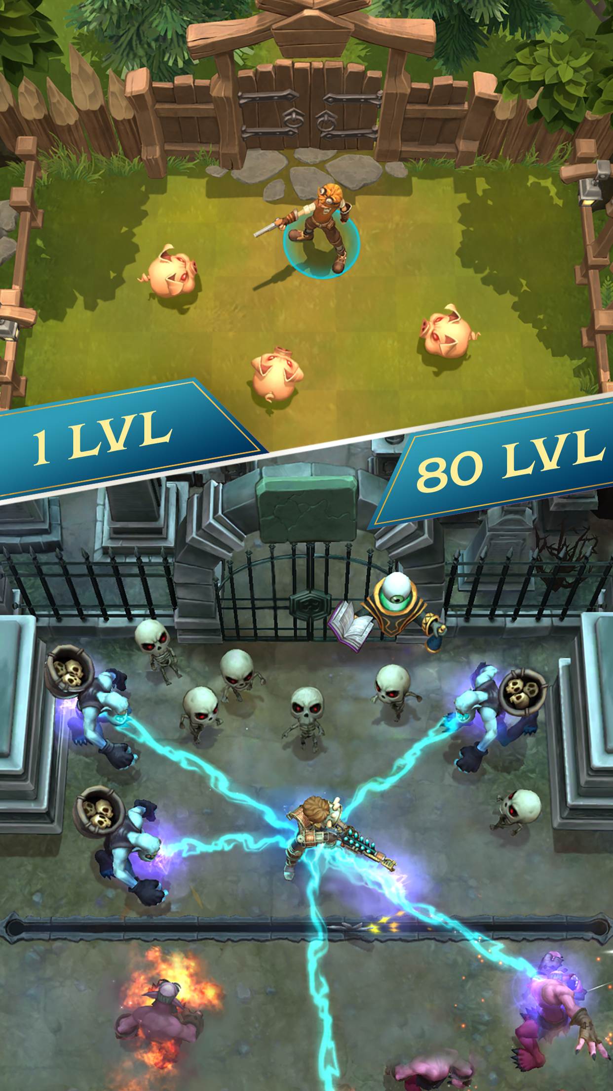اسکرین شات 2 بازی Heroics Epic Legend of Archero
