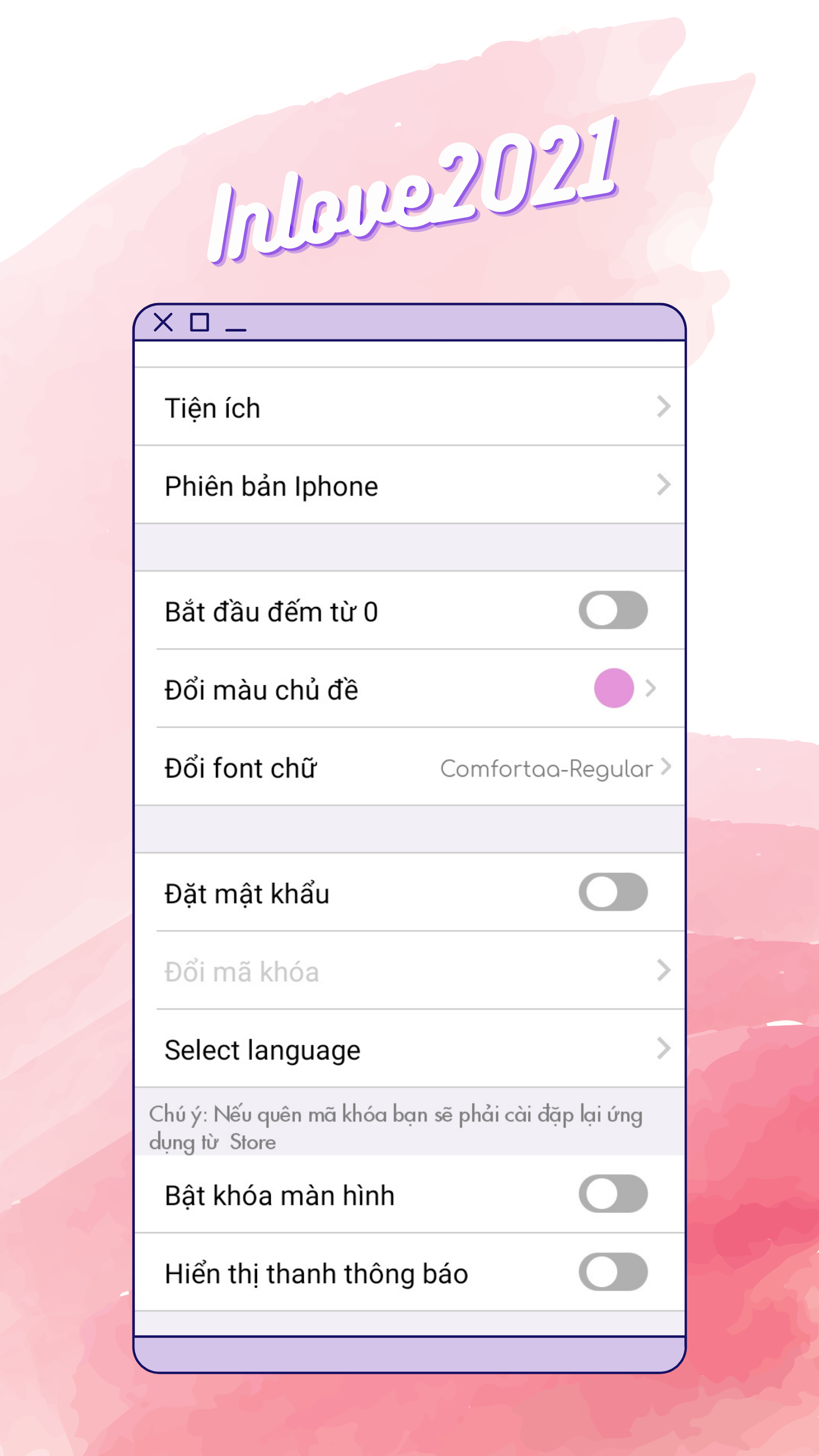 اسکرین شات 7 برنامه inlove - Love Days Counter