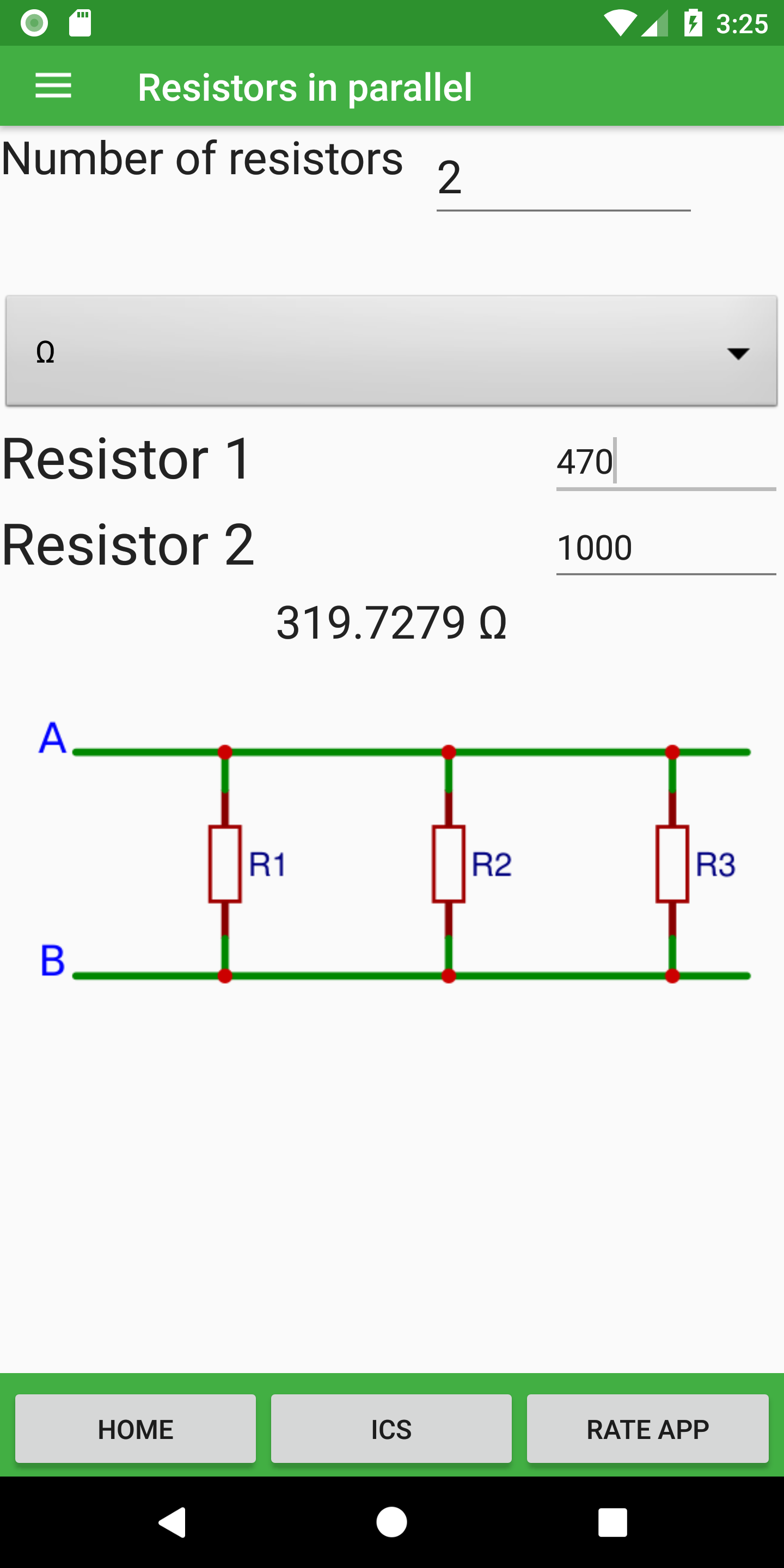 اسکرین شات 4 برنامه Electronics Toolkit