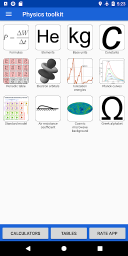 اسکرین شات 3 برنامه Physics Toolkit