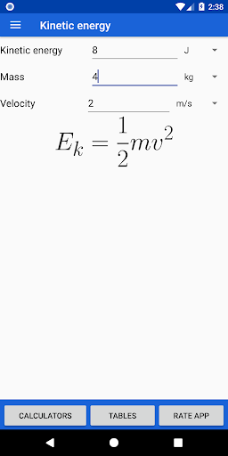 اسکرین شات 6 برنامه Physics Toolkit