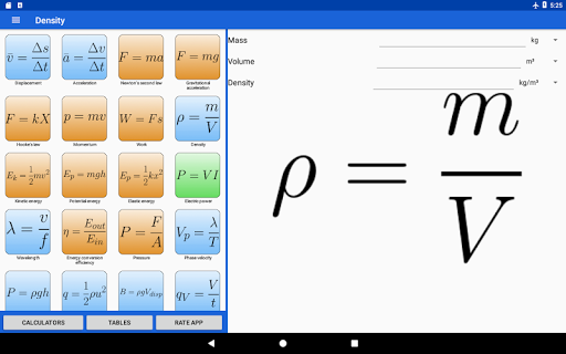 اسکرین شات 8 برنامه Physics Toolkit