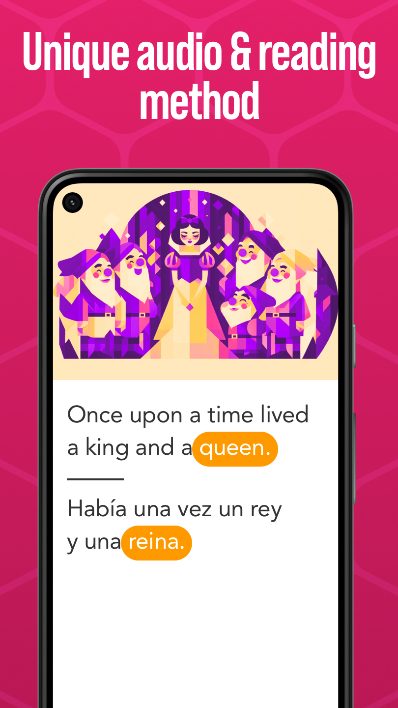 اسکرین شات 1 برنامه Beelinguapp Language Audiobook