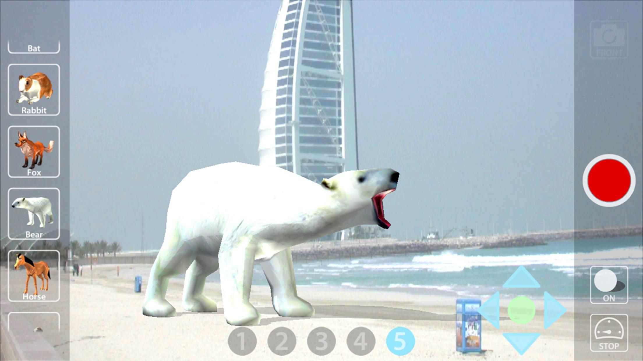 اسکرین شات 3 برنامه Animal Camera 3D