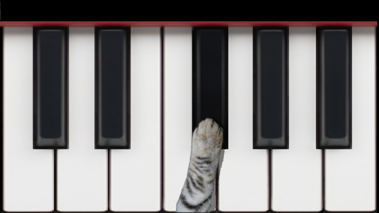 اسکرین شات 2 برنامه Cat Piano