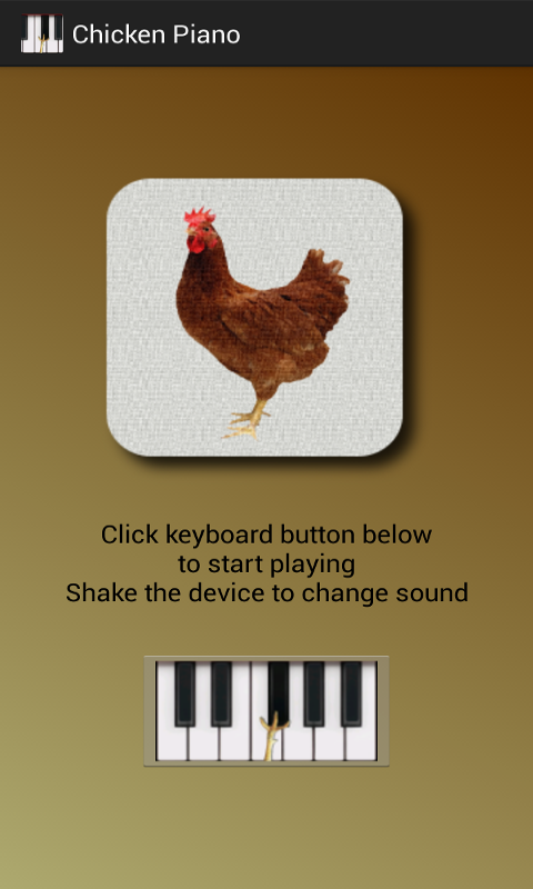 اسکرین شات 1 برنامه Chicken Piano