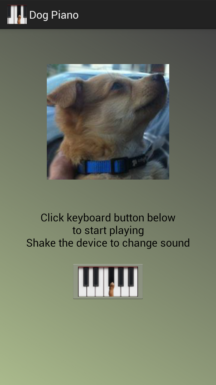 اسکرین شات 1 برنامه Dog Piano