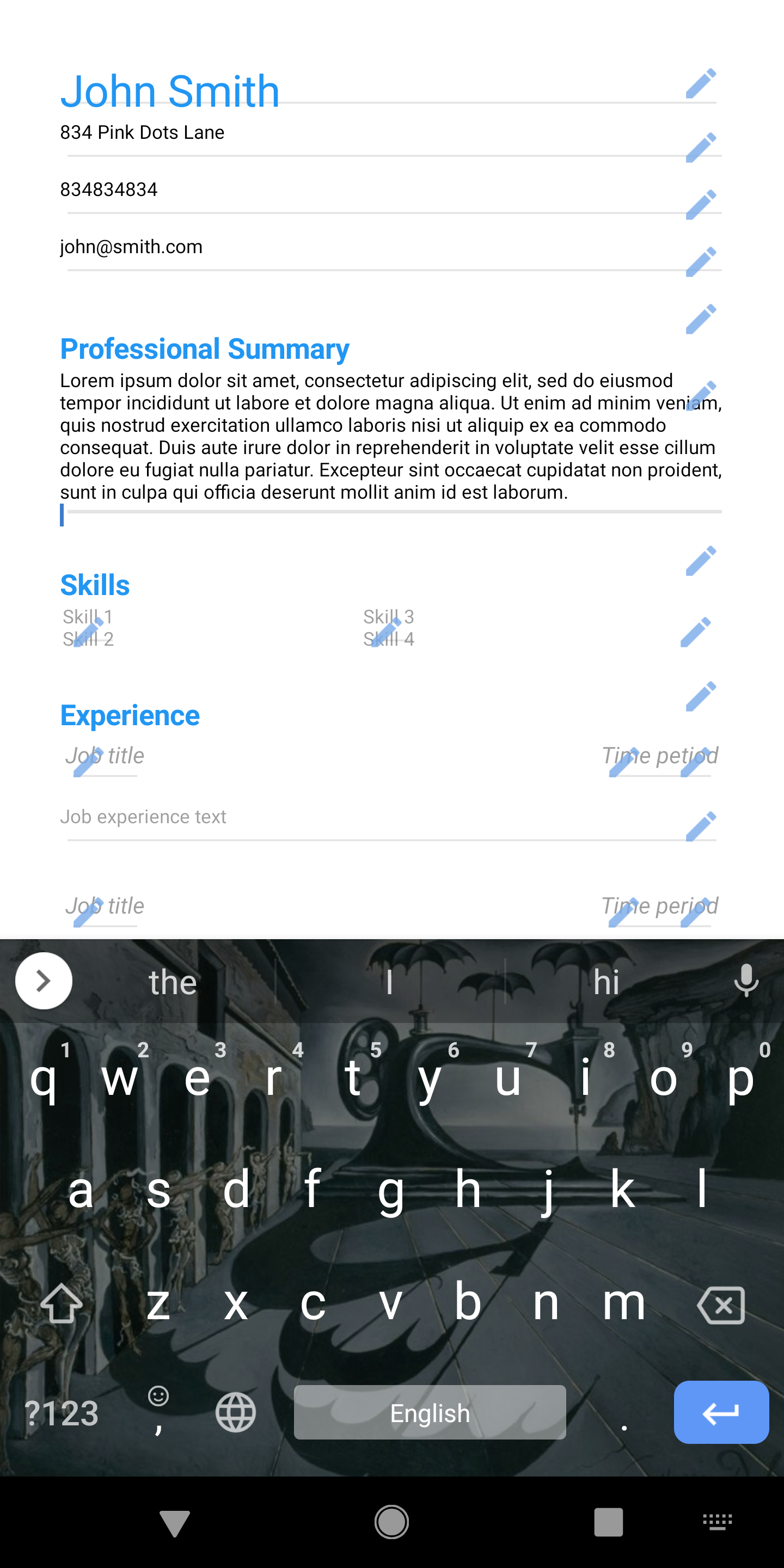 اسکرین شات 3 برنامه PDF Form Creator