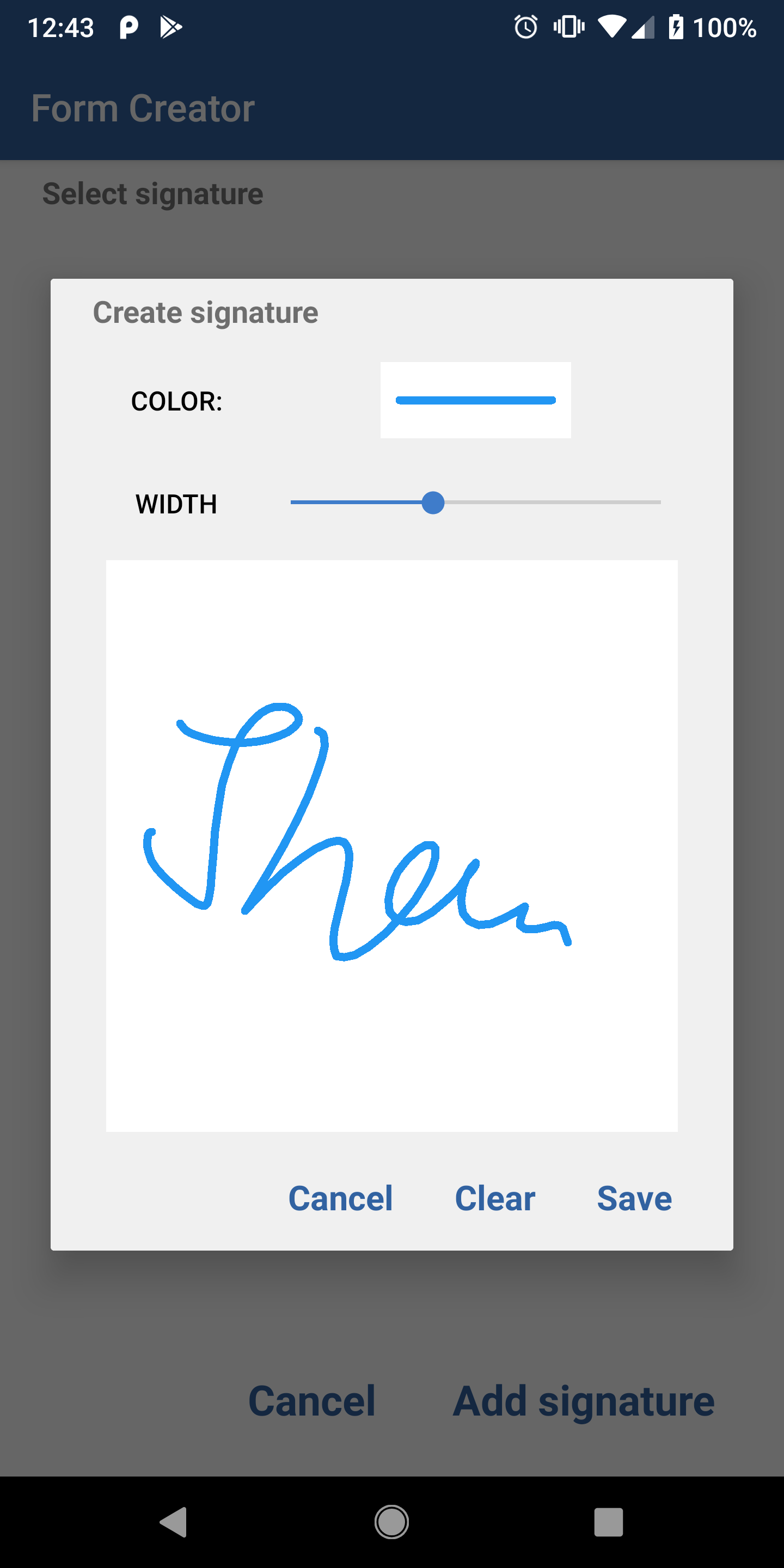 اسکرین شات 7 برنامه PDF Form Creator