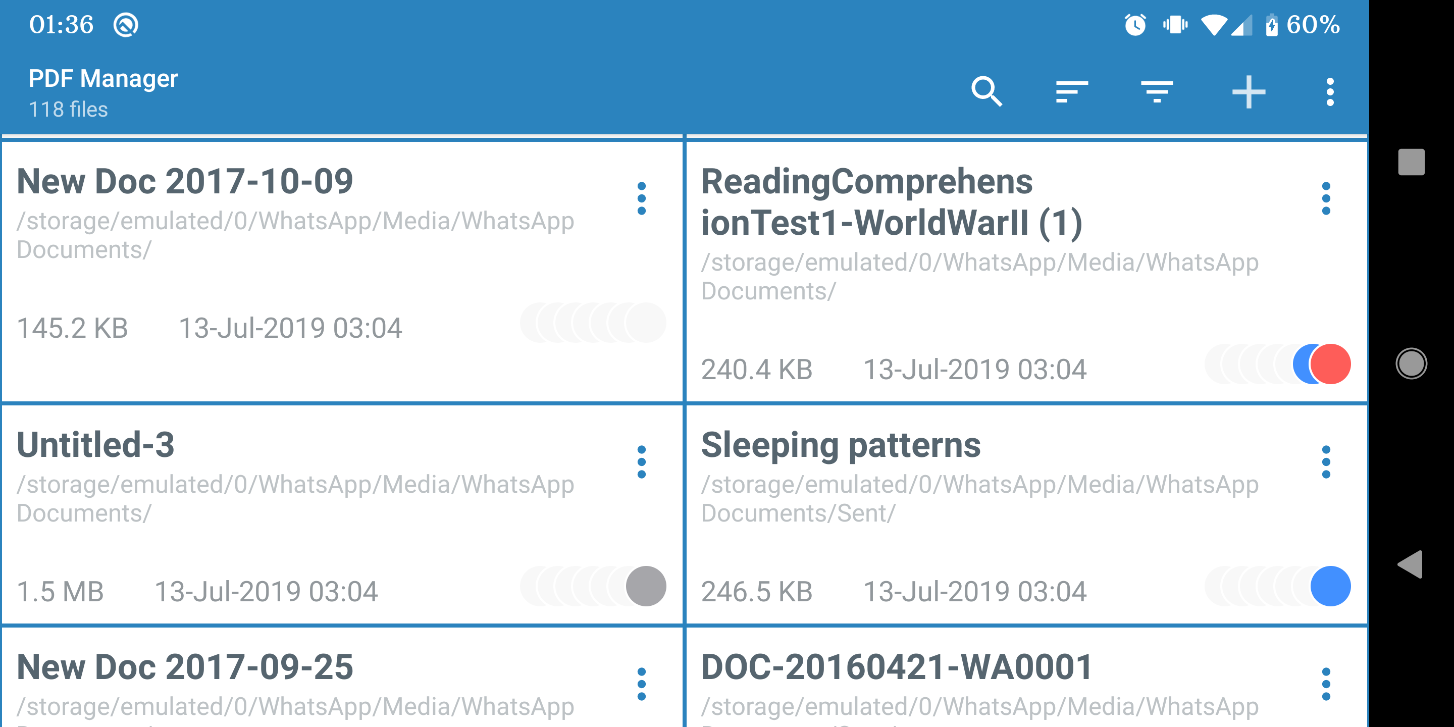 اسکرین شات 7 برنامه PDF Manager