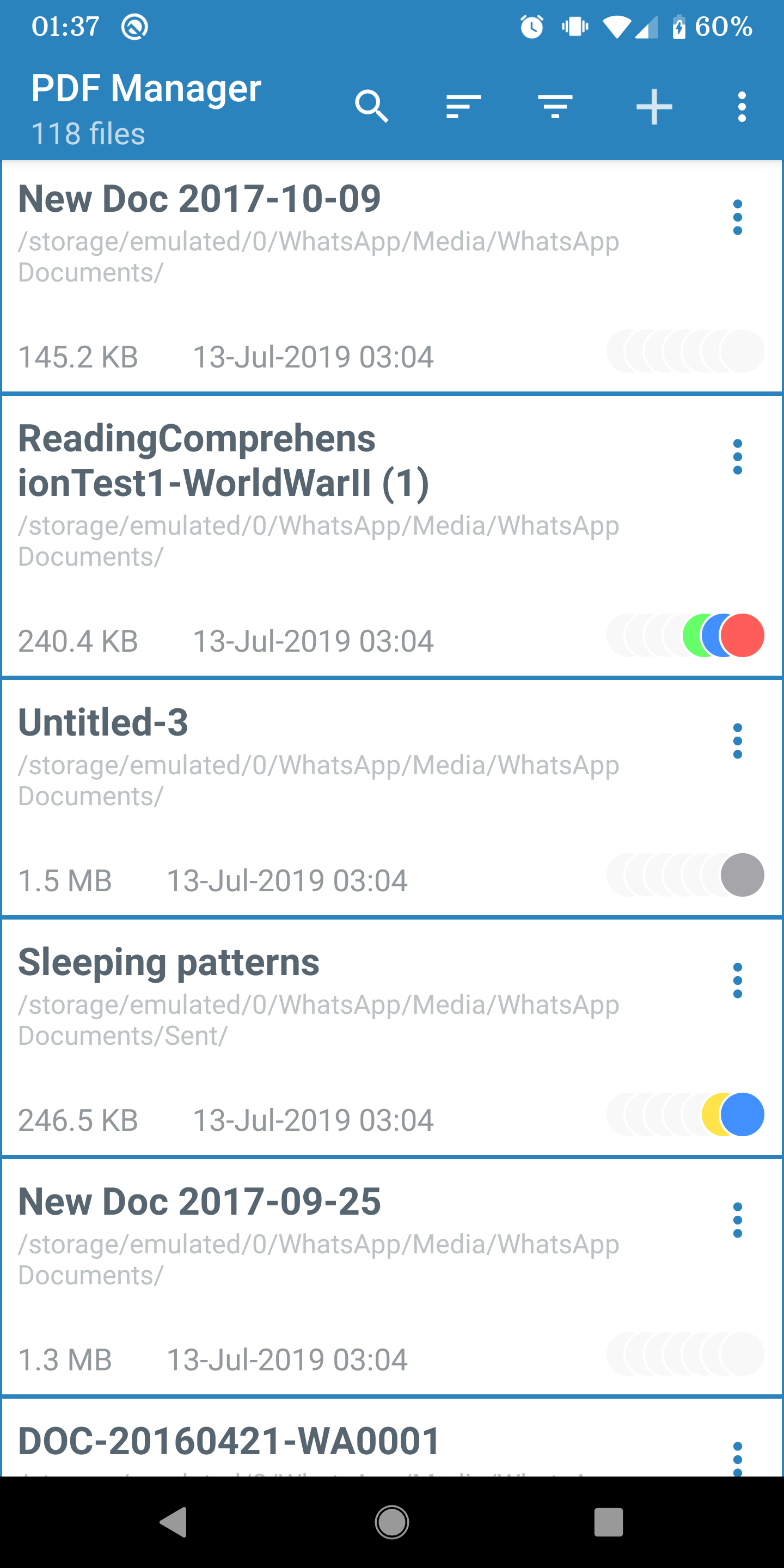 اسکرین شات 6 برنامه PDF Manager