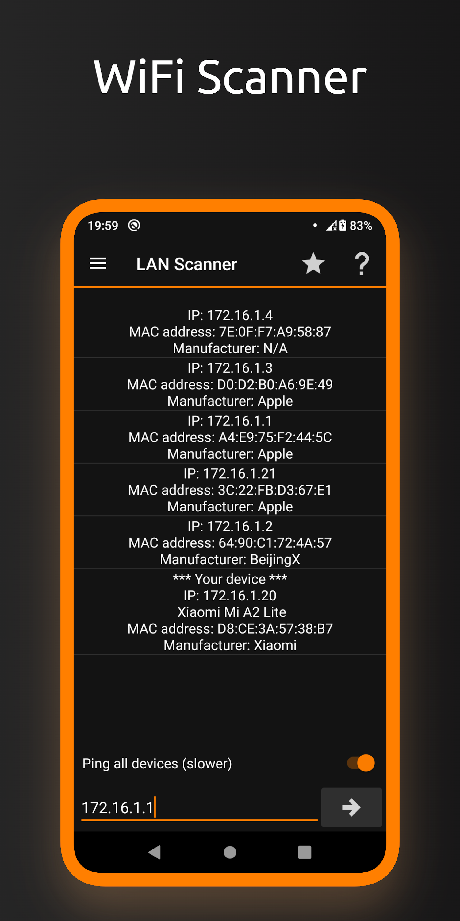 اسکرین شات 6 برنامه IP Tools: Network Utilities
