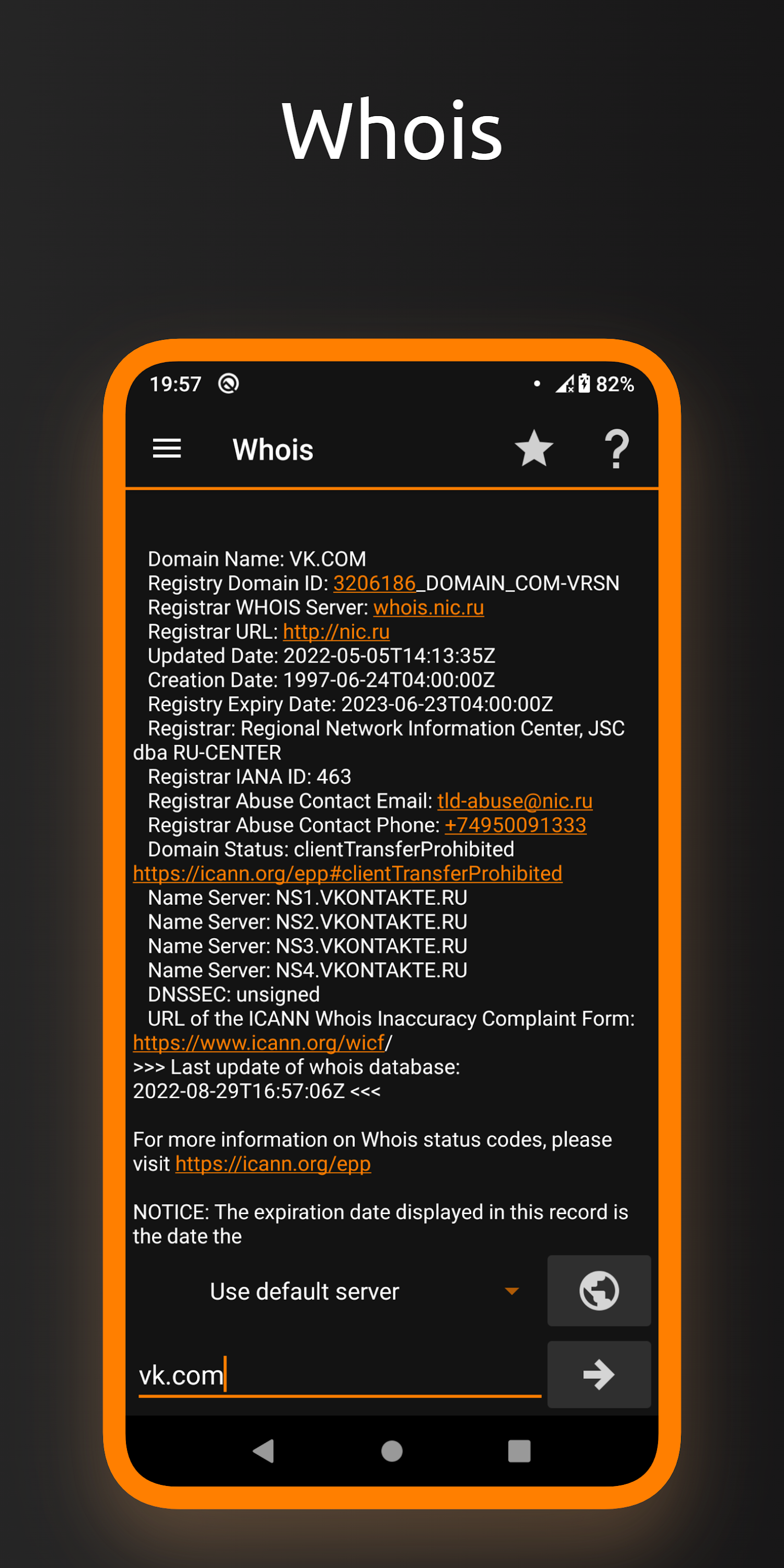 اسکرین شات 5 برنامه IP Tools: WiFi Analyzer