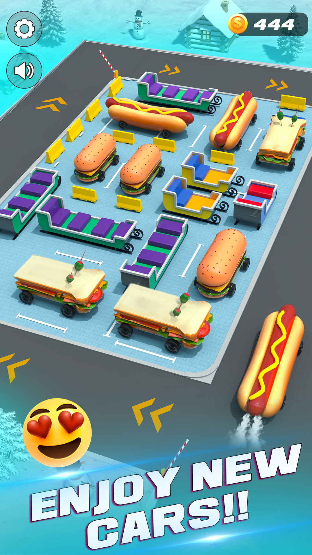 اسکرین شات 5 بازی Unblock It Car Puzzle Game