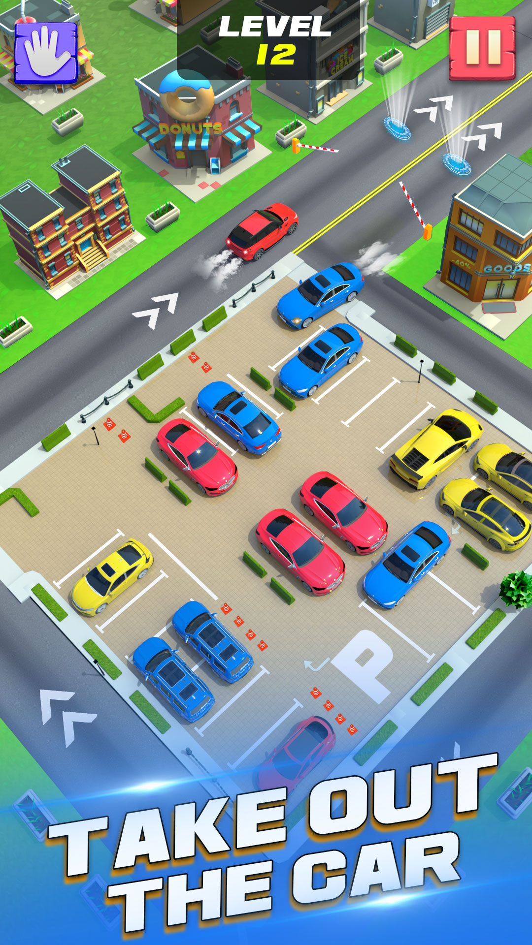 اسکرین شات 1 بازی Unblock It Car Puzzle Game